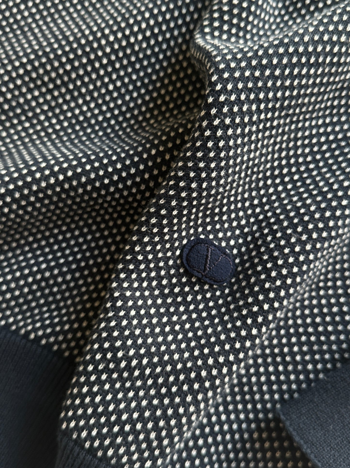 Vintage Valentino Microdot Pure Cotton Sweater