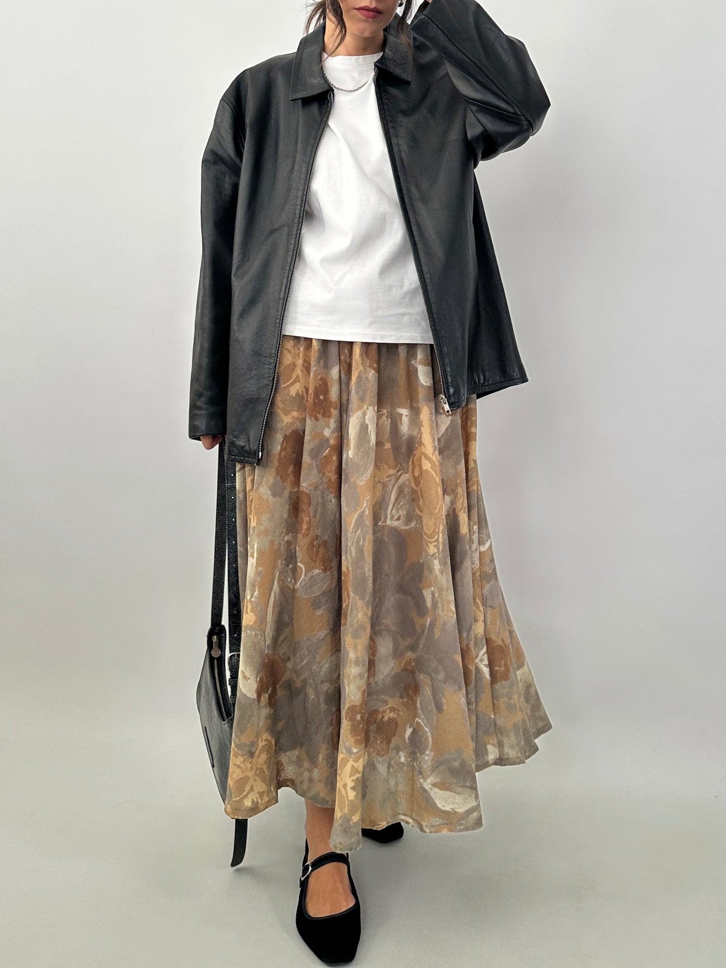 Marella floral maxi skirt