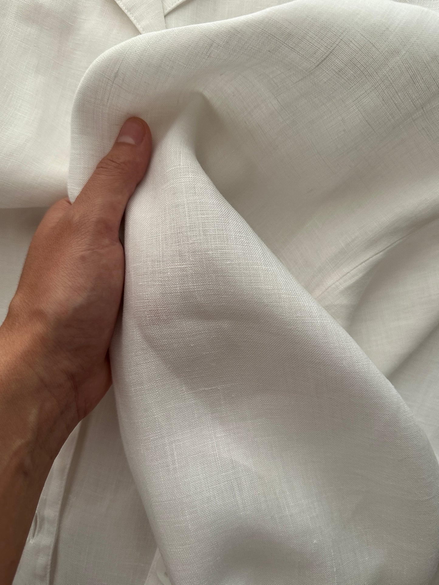 Pure linen chemisier dress