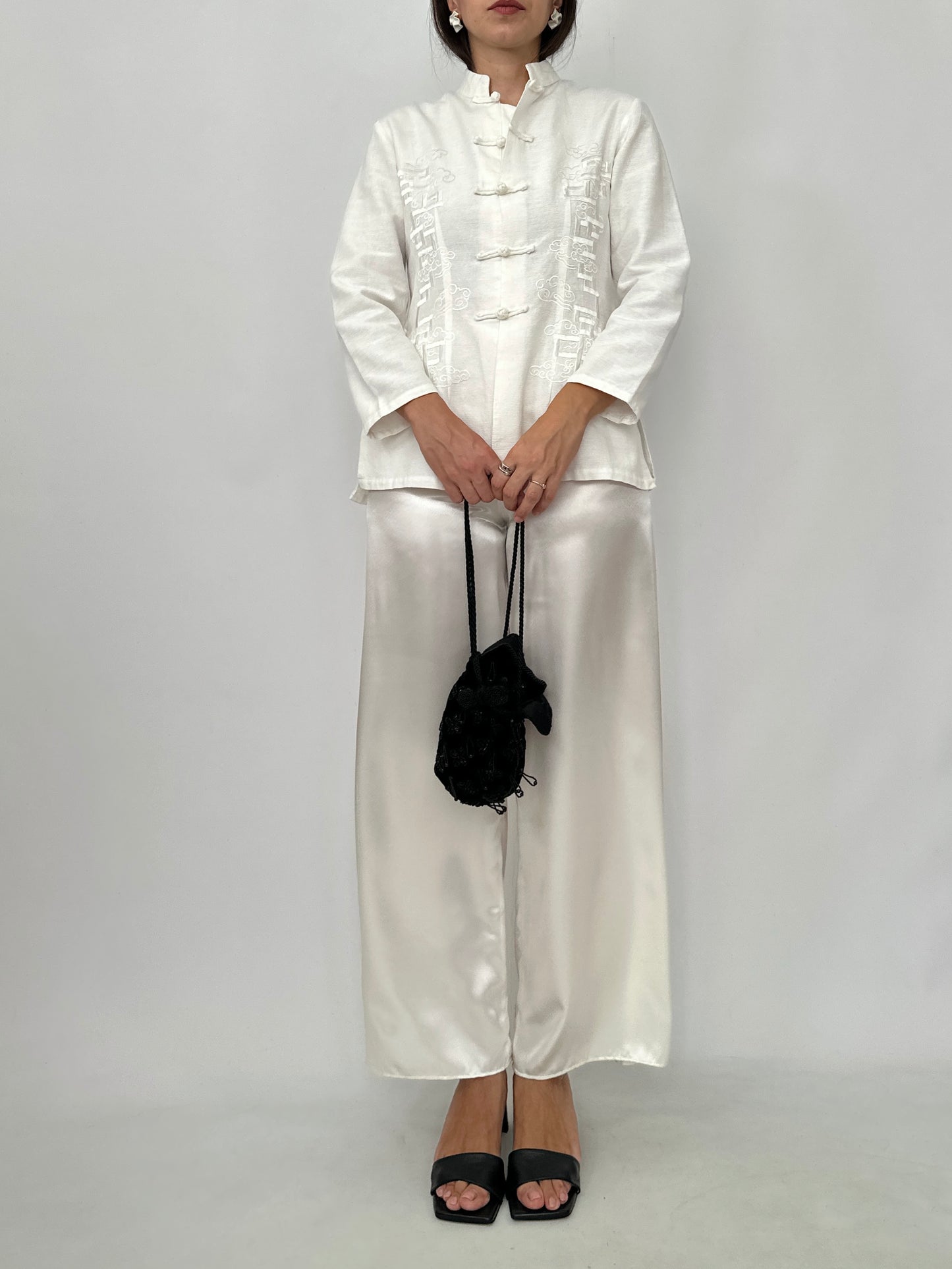 Embroidered Tang Silk Jacket