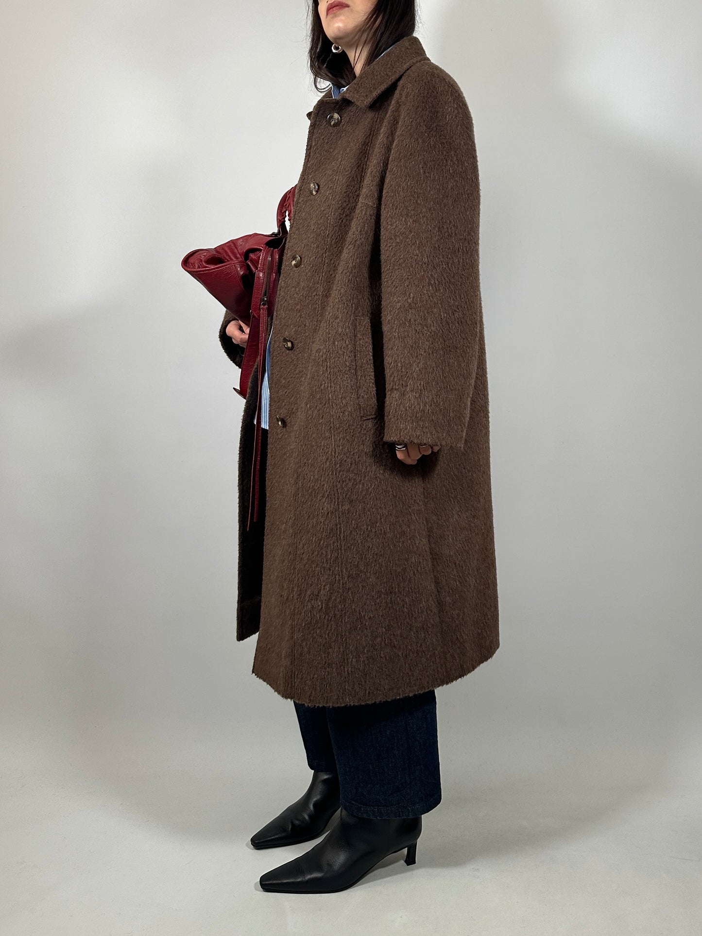 Vintage Llama Wool Coat