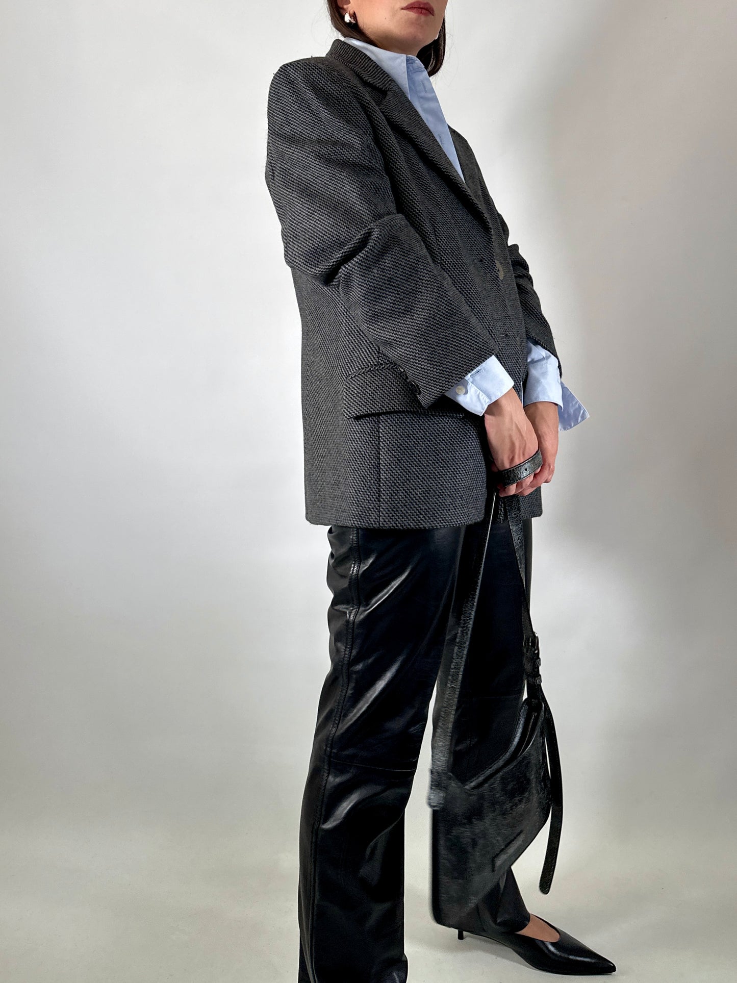 Vintage Ferré textured wool jacket