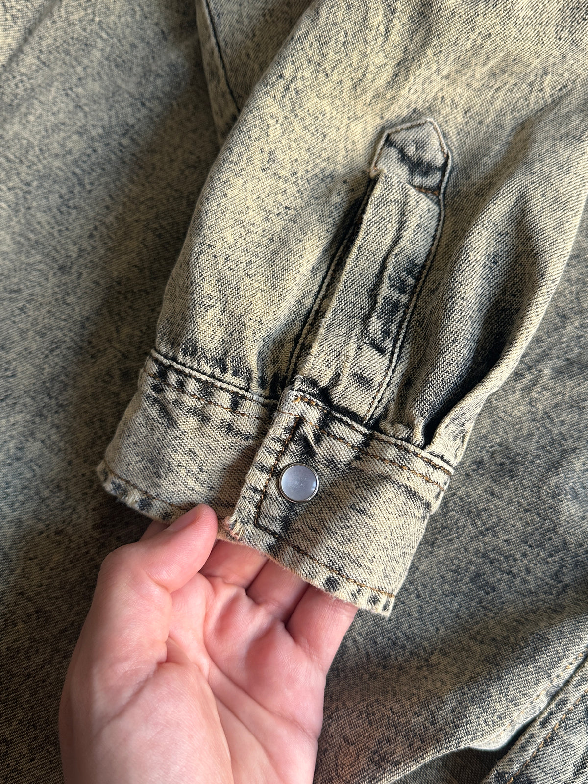 Faded Wash Denim Overshirt