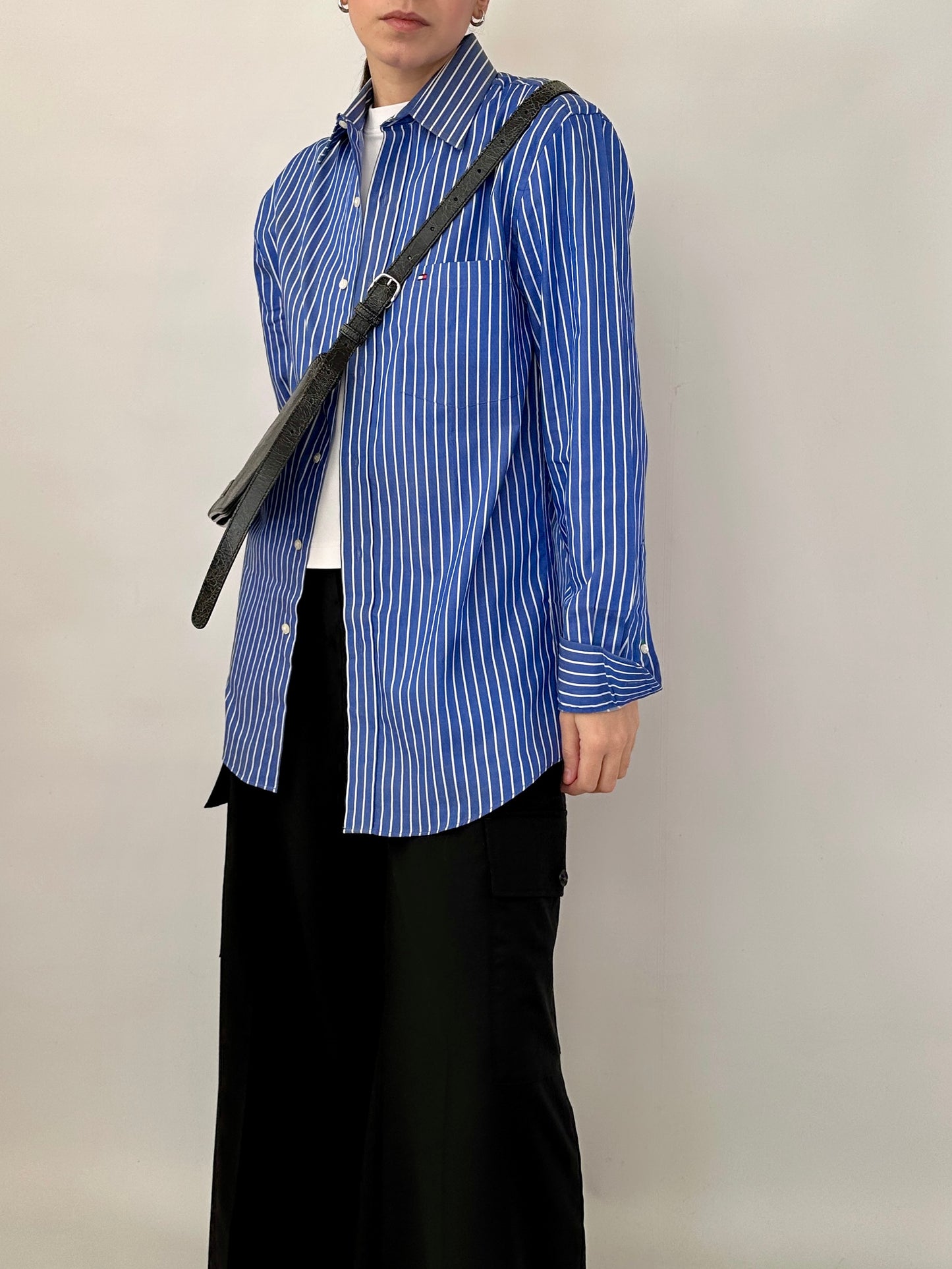 Tommy Hilfiger striped blue shirt