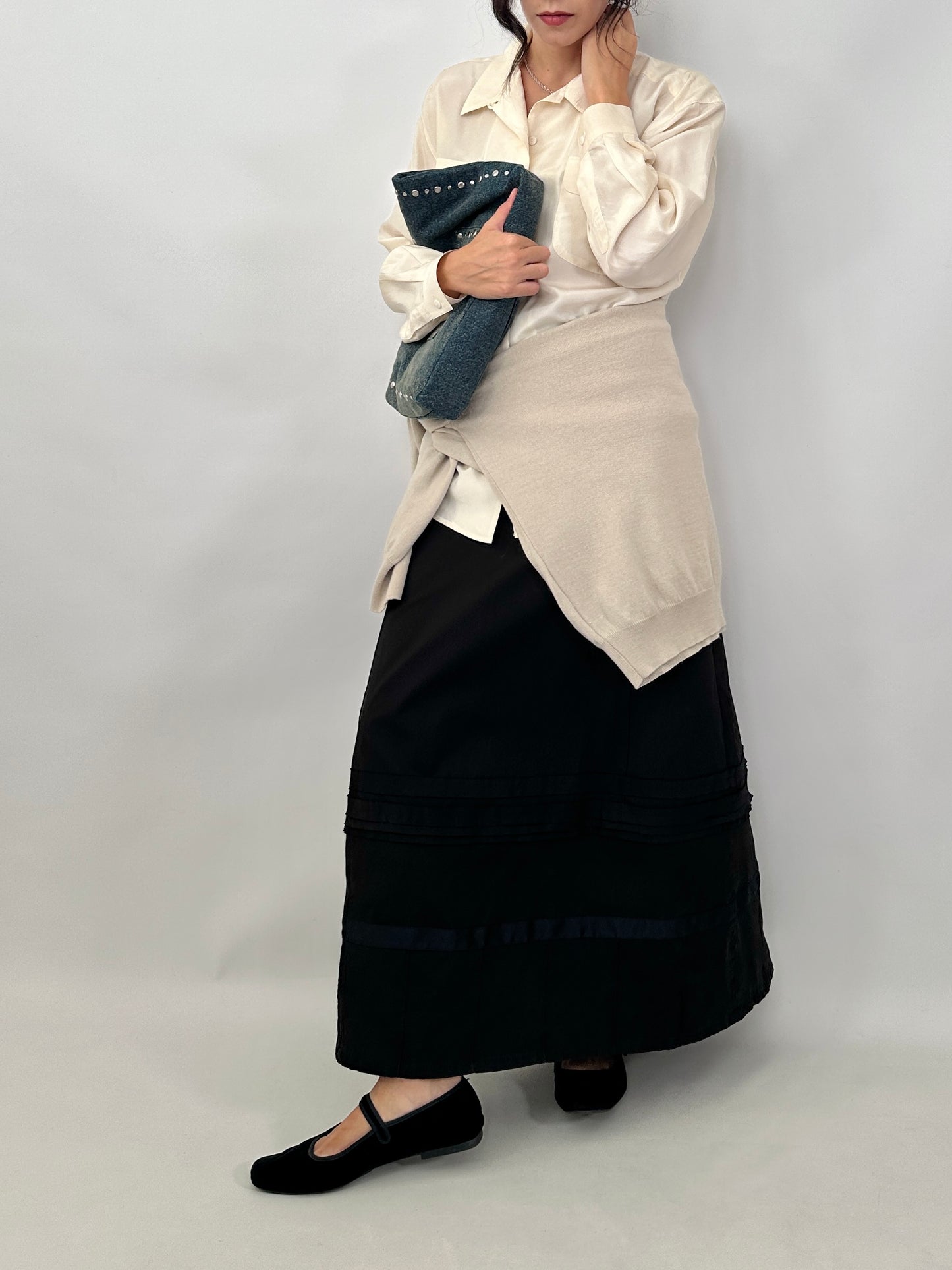 Essential pure silk shirt