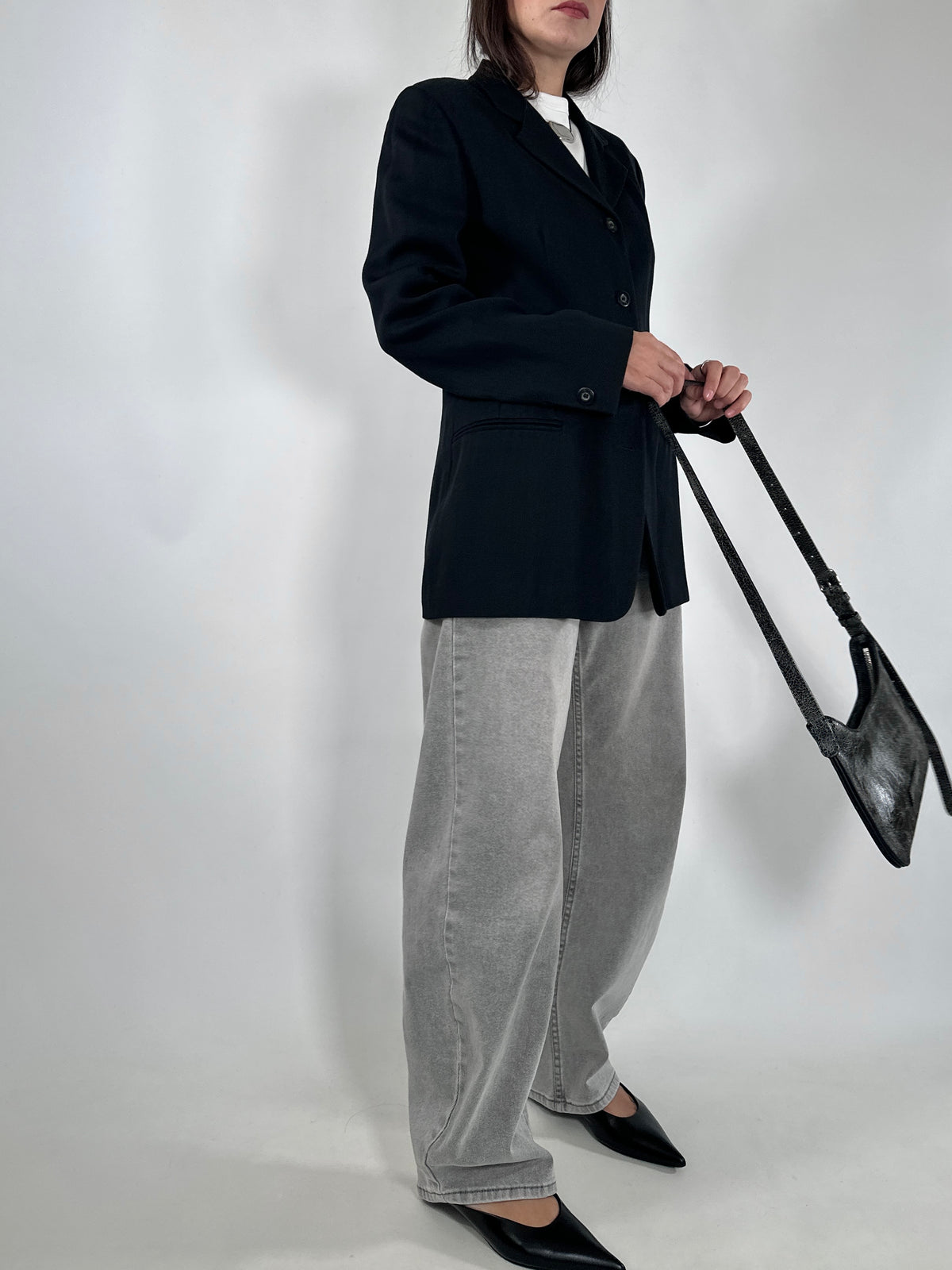 Marella Vintage Silk & Wool Blazer