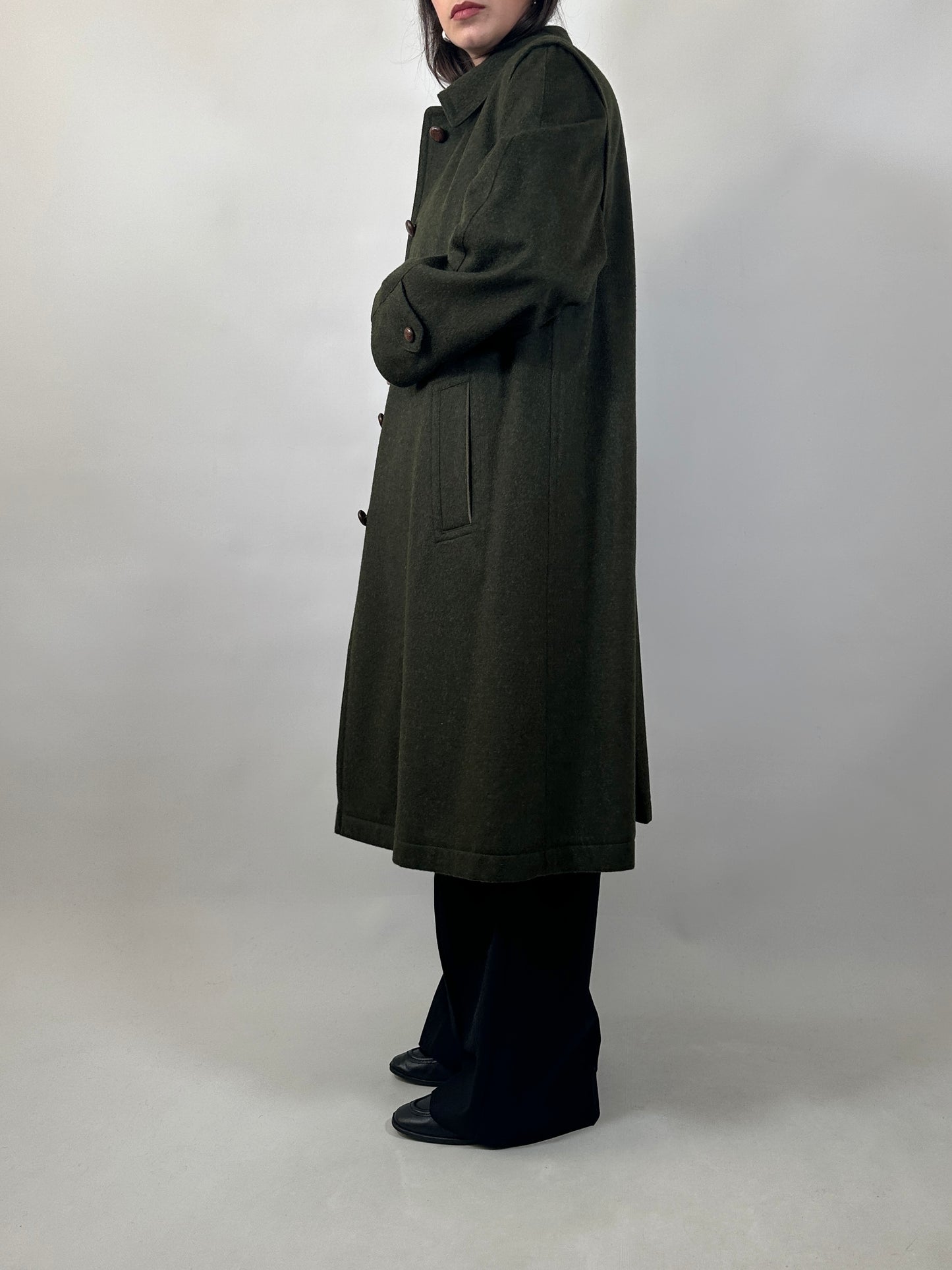 Original Green Loden Wool&Alpaca Coat