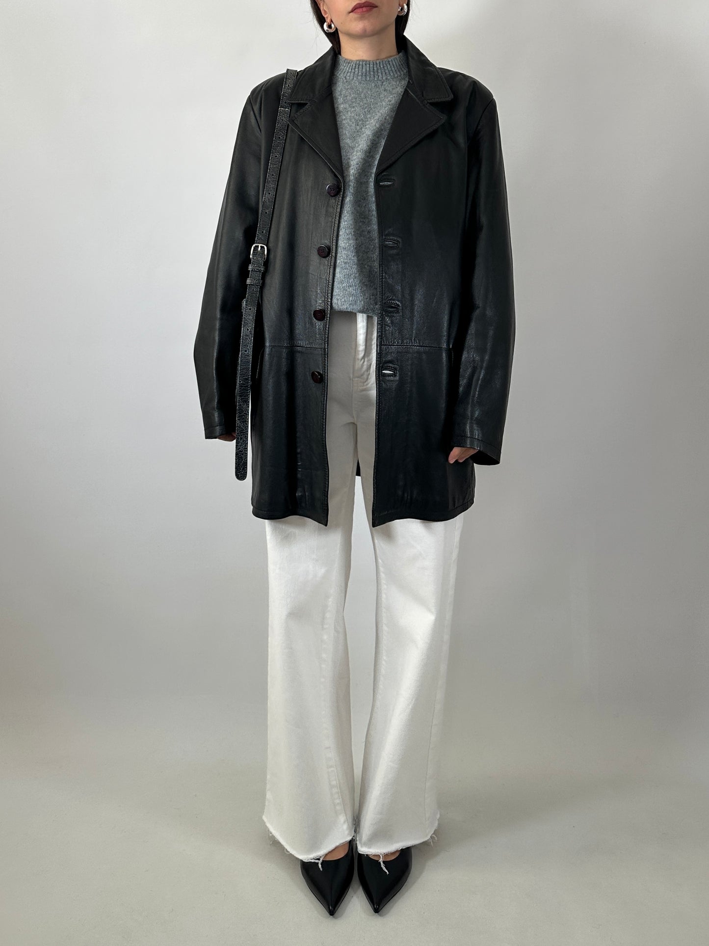 Classic soft leather jacket