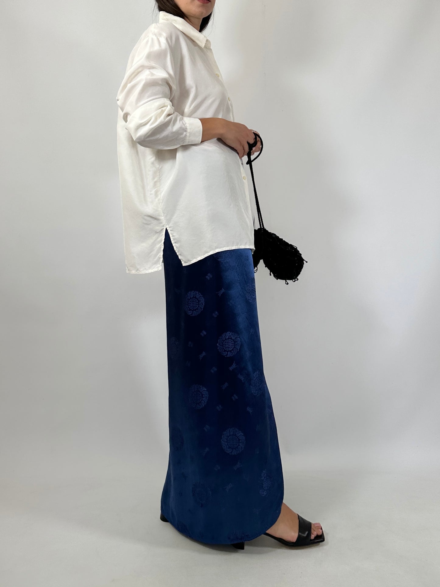 Essential Oversized Silk Shirt