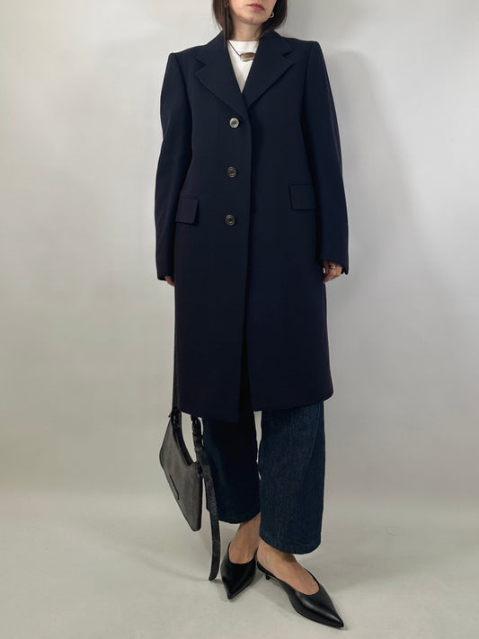 Classic Tailored Navy Coat