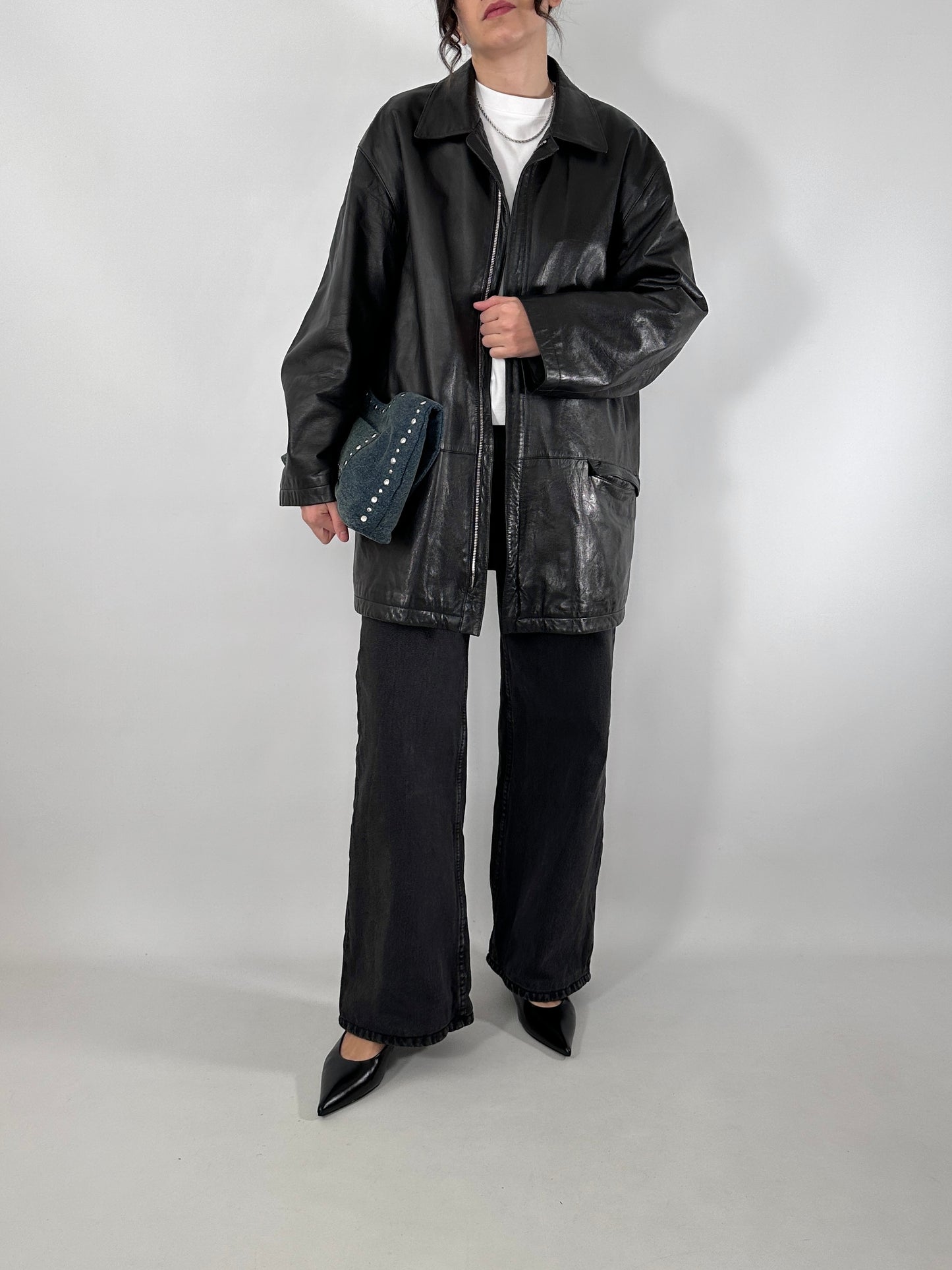 Hugo Boss lambskin jacket