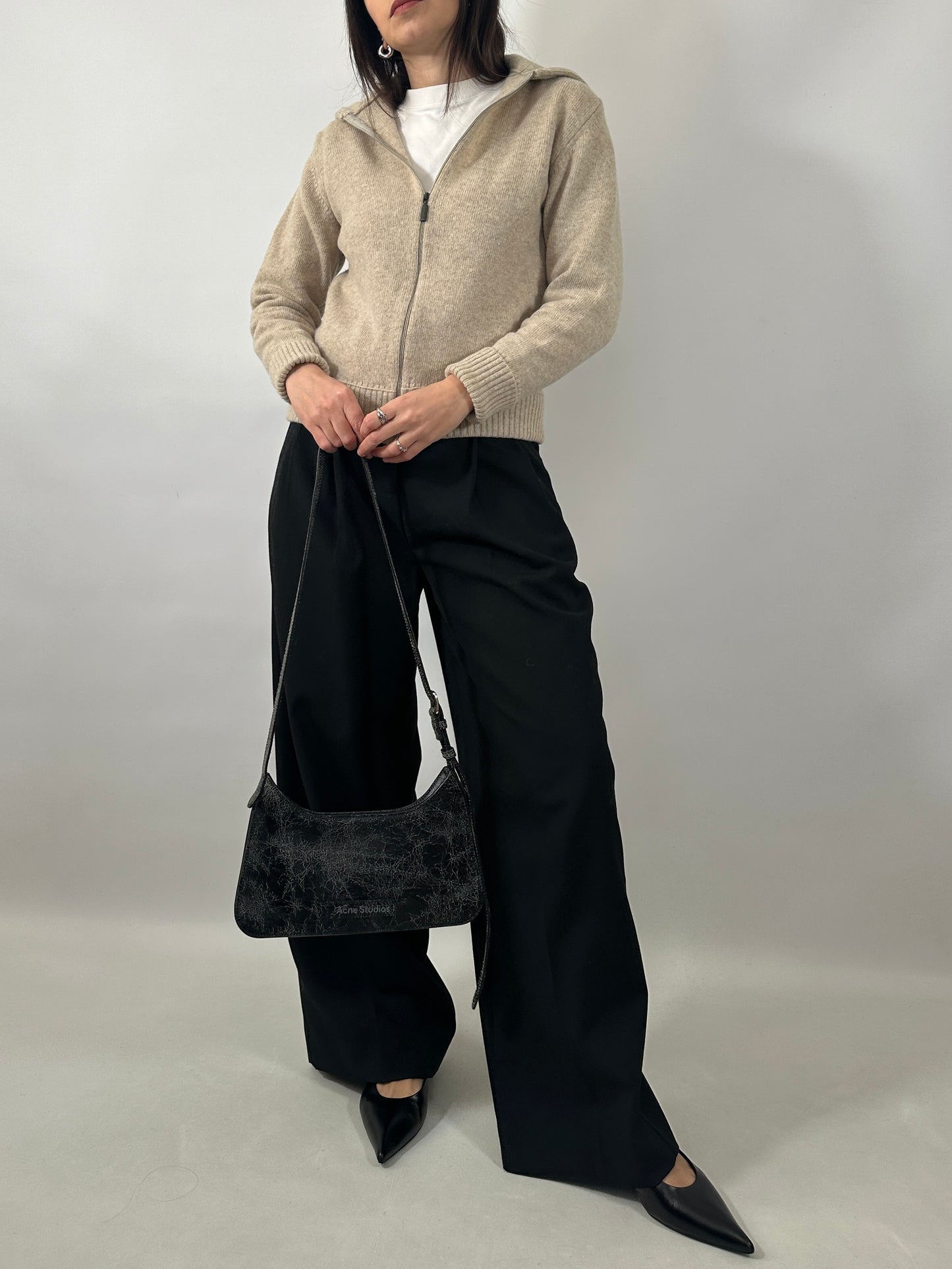 Soft Lambswool Zip Cardigan