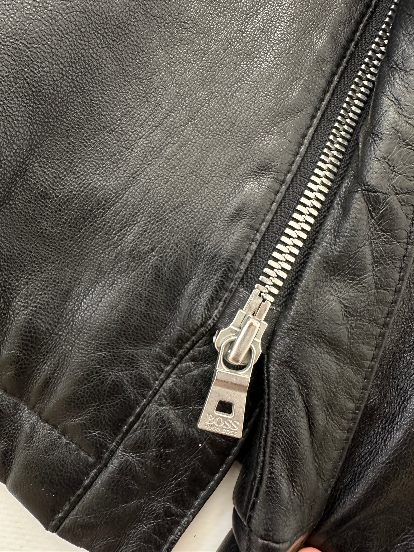 Hugo Boss lambskin jacket