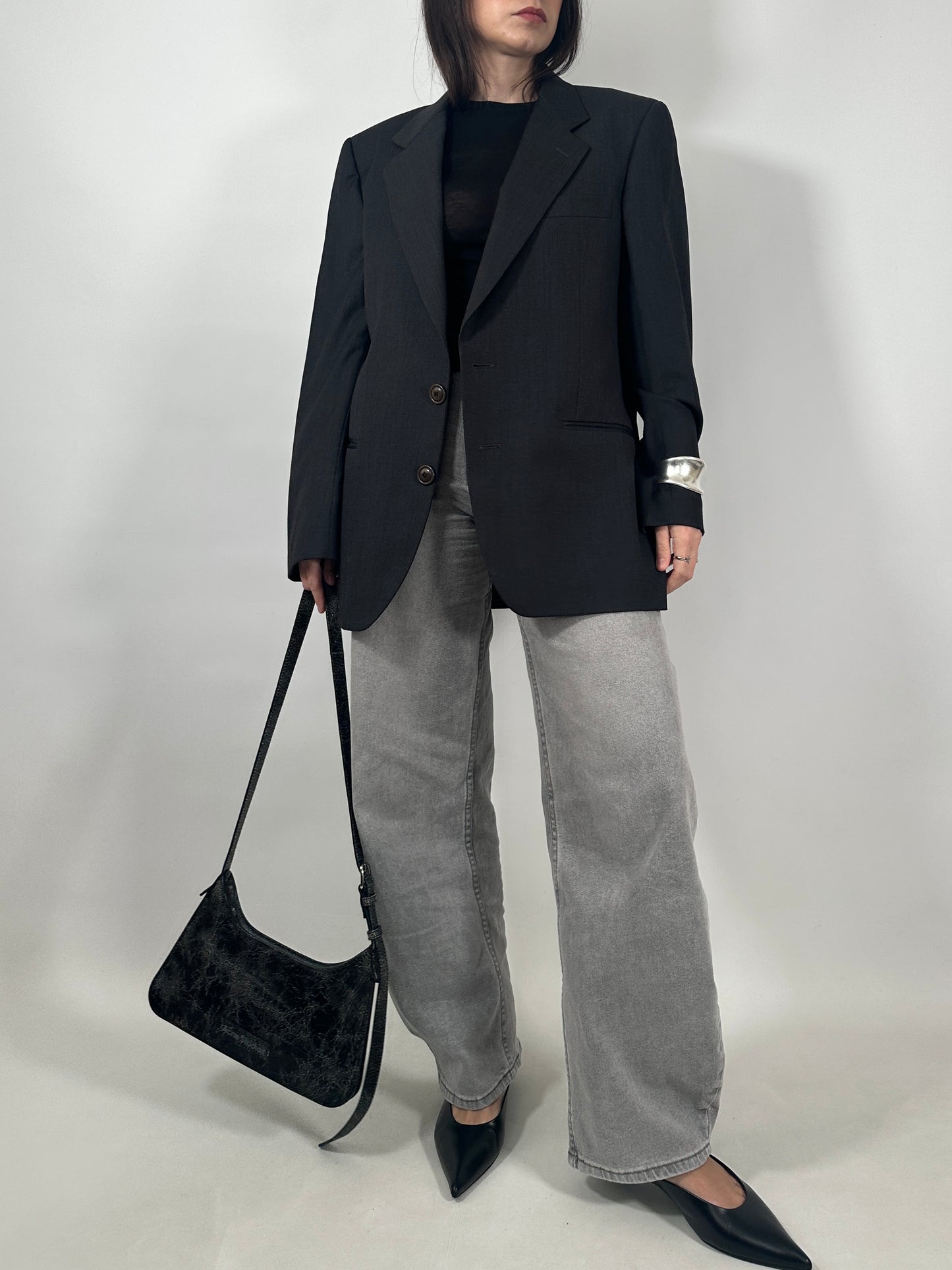 Vintage Tailored Wool Blazer