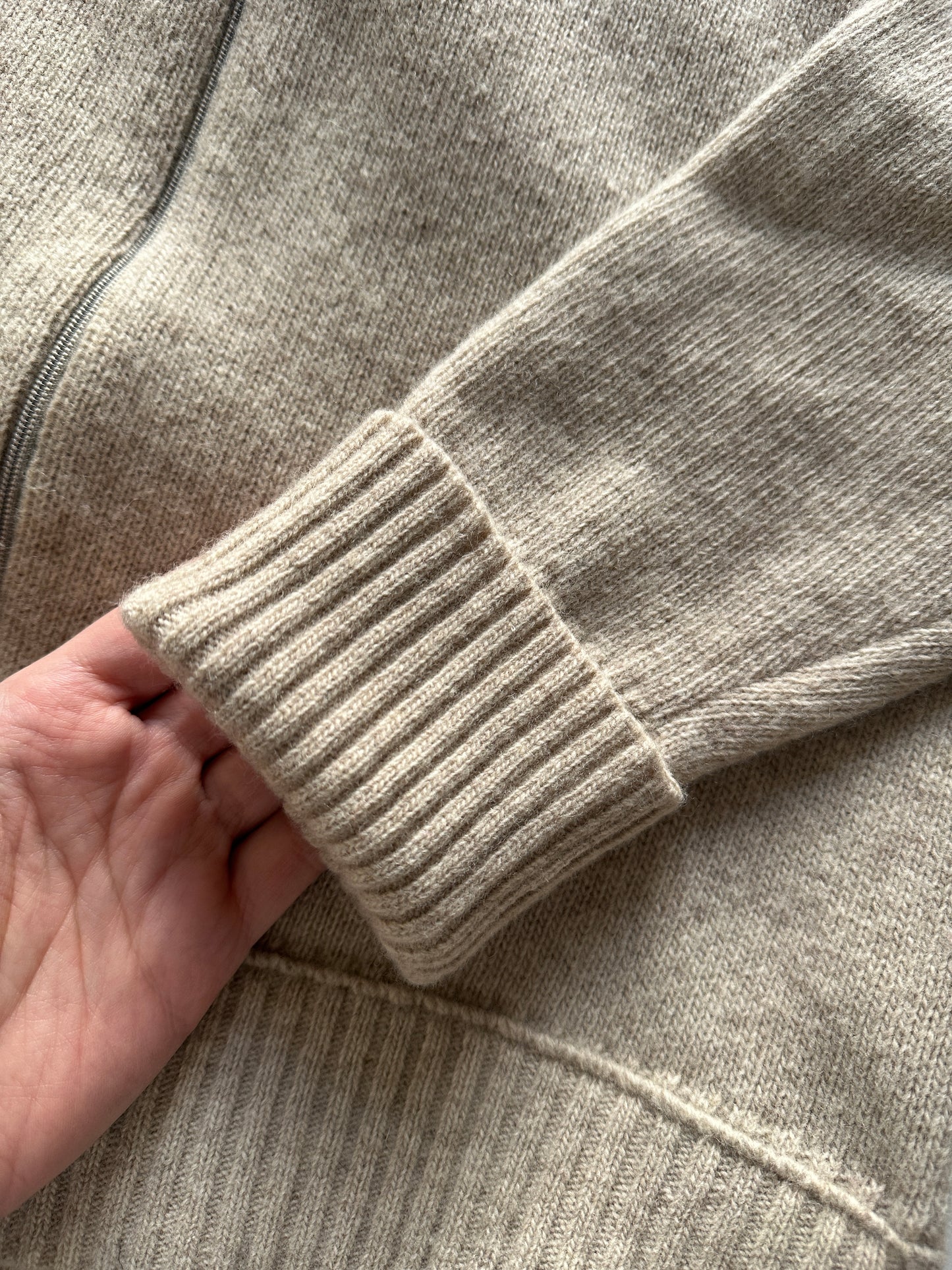 Soft Lambswool Zip Cardigan