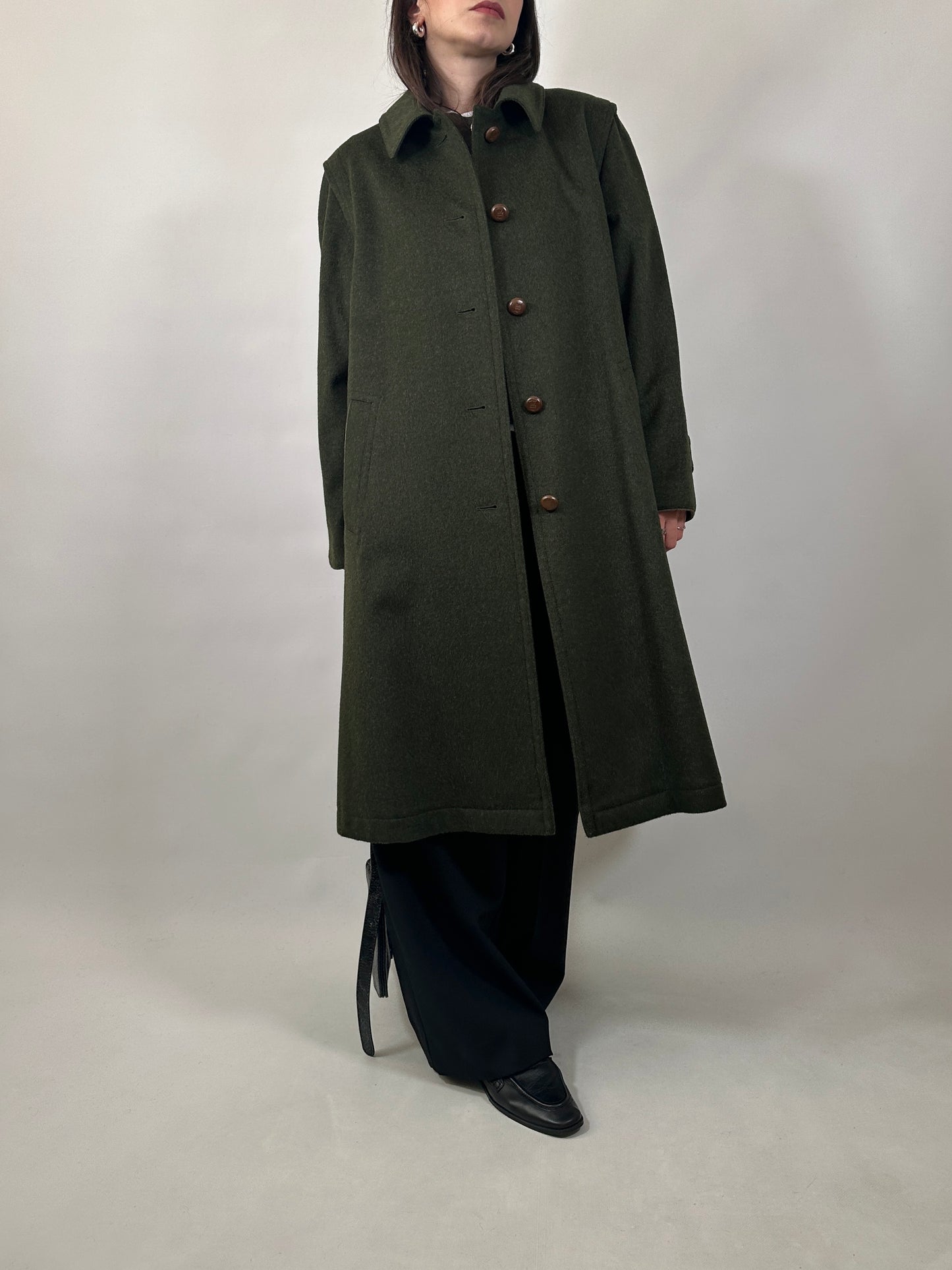 Original Green Loden Wool&Alpaca Coat