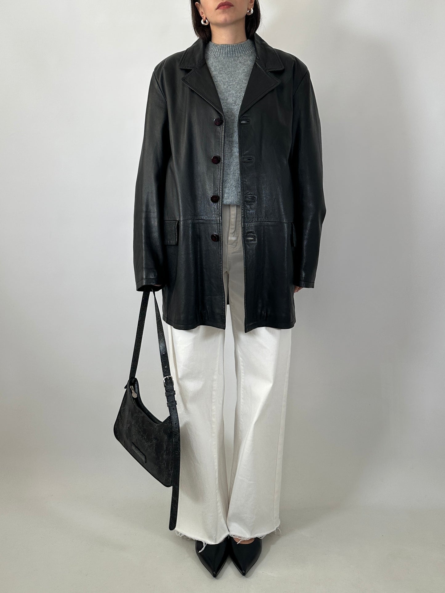 Classic soft leather jacket