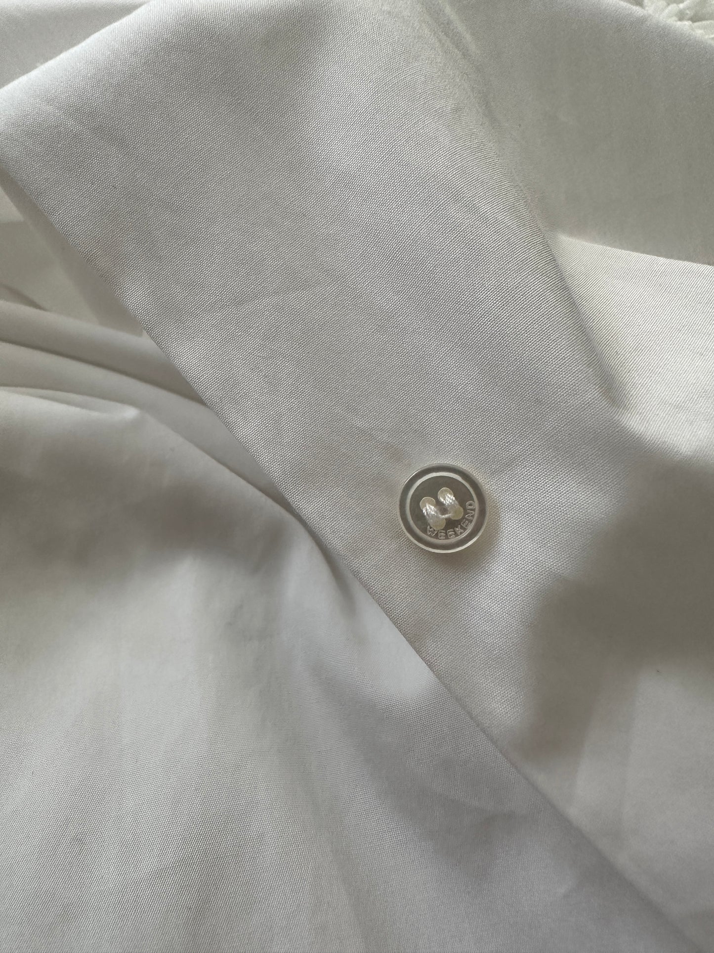 Weekend Max Mara shirt with organza puff shoulders