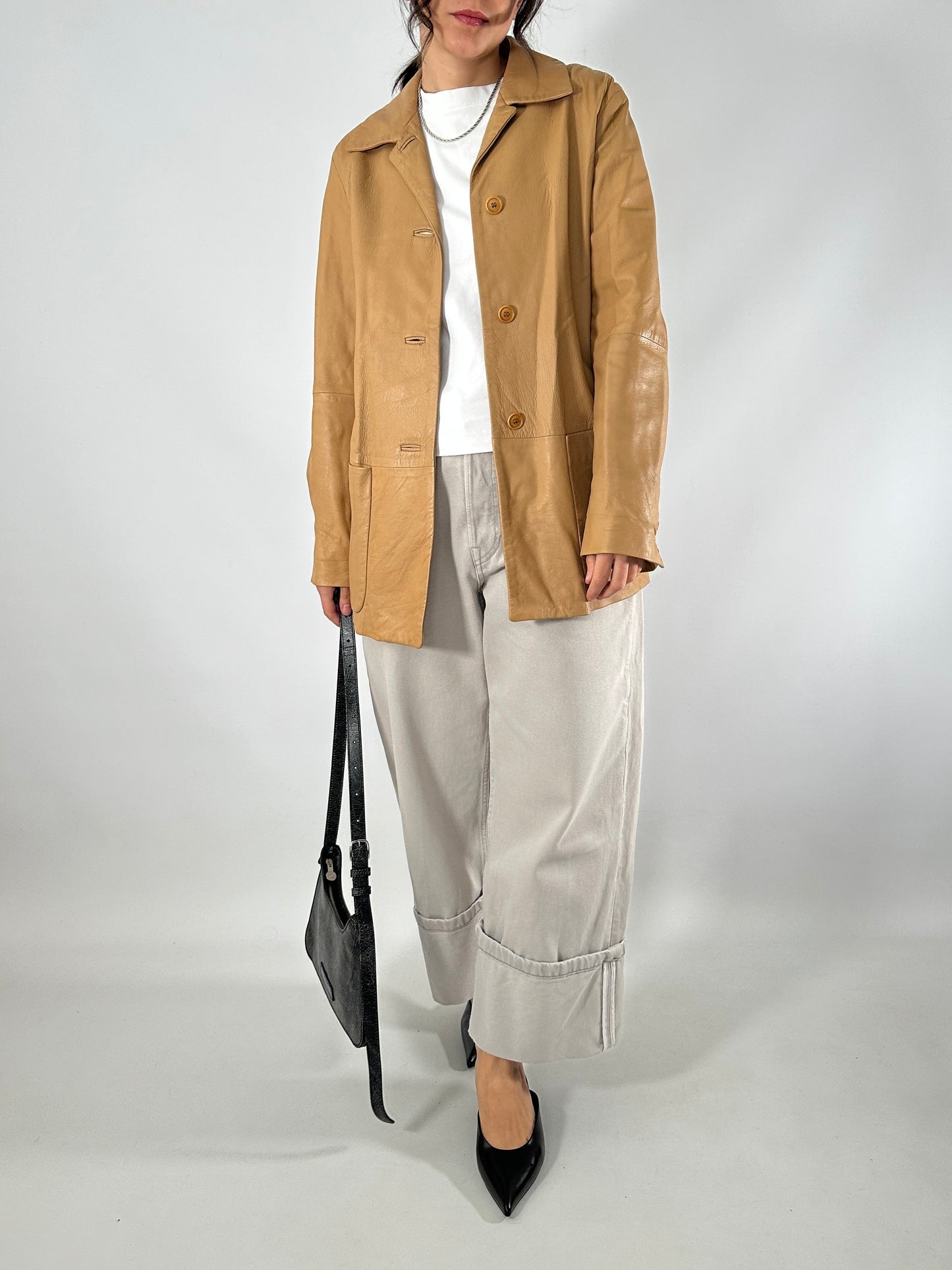 Vintage Marella soft leather jacket