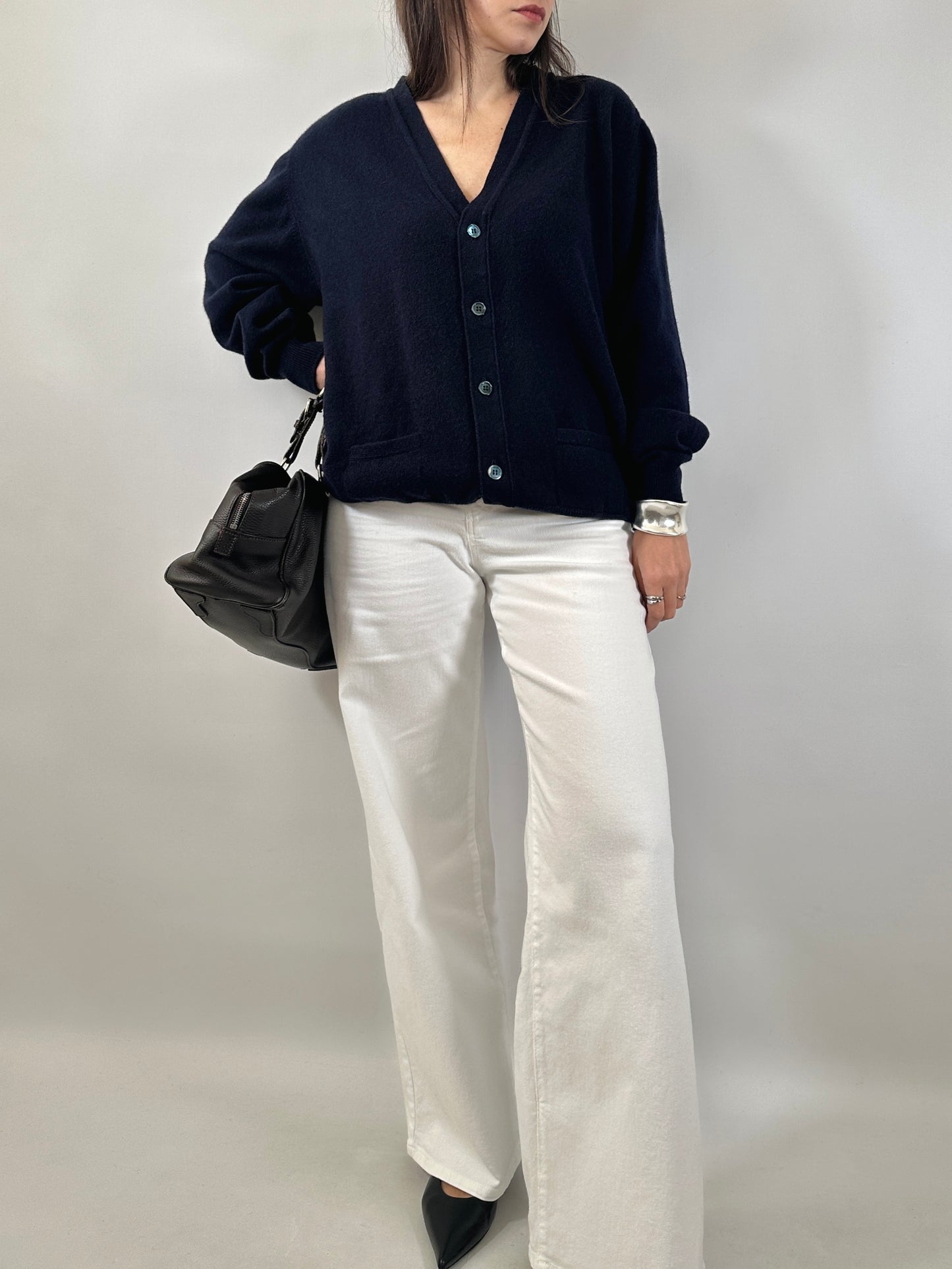 Luxury Geelong Lambswool Cardigan Made in Scotland