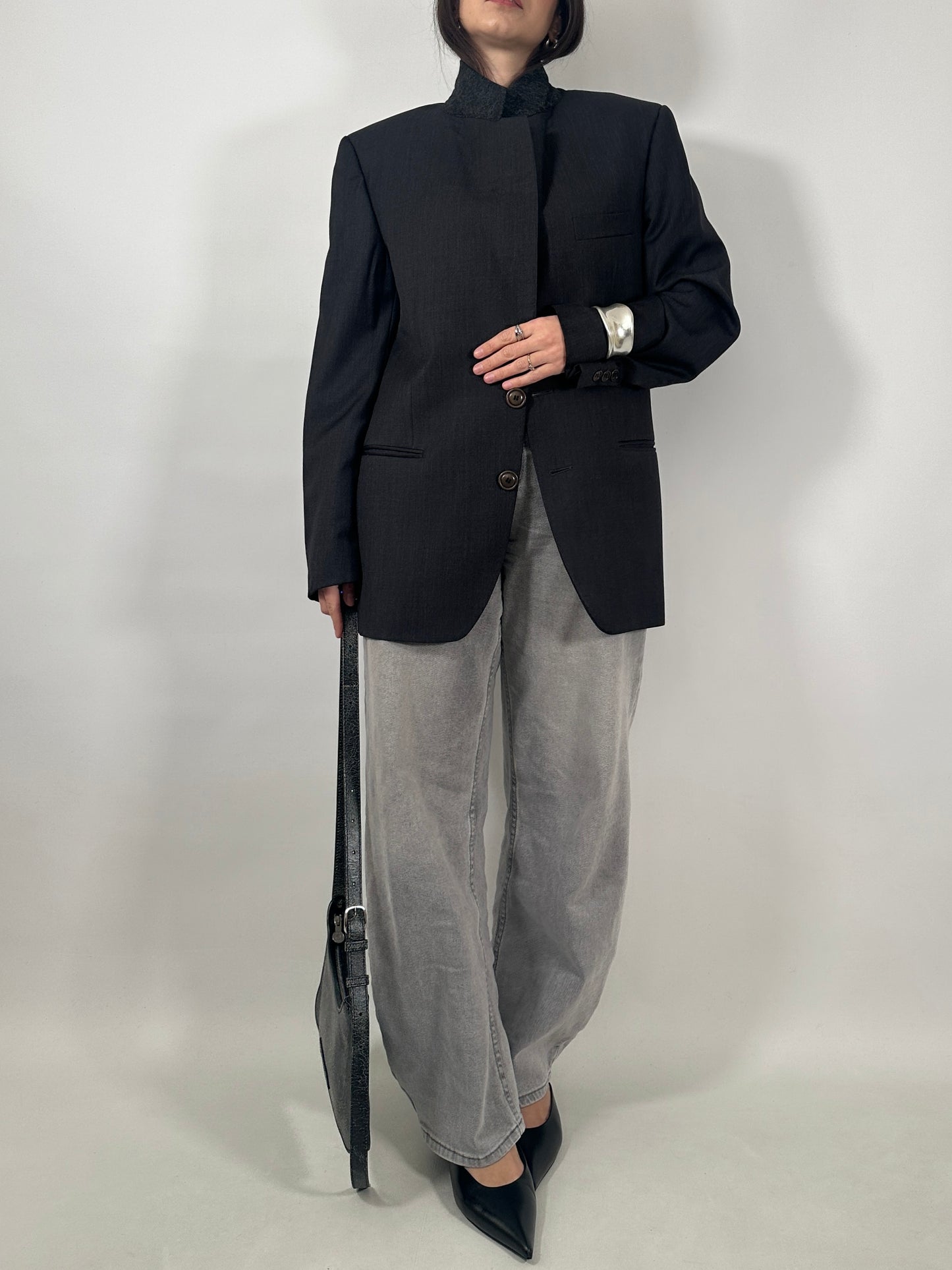 Vintage Tailored Wool Blazer