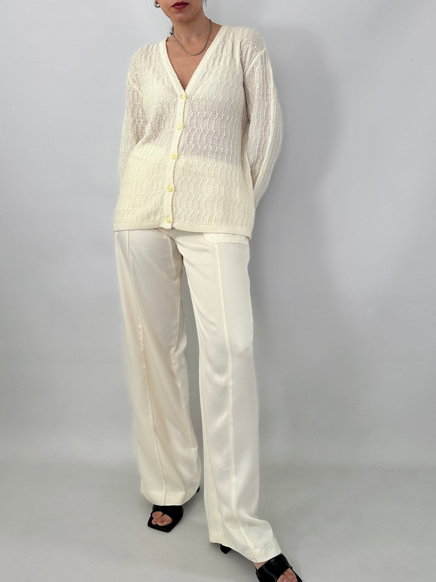 Handmade vintage crochet cardigan