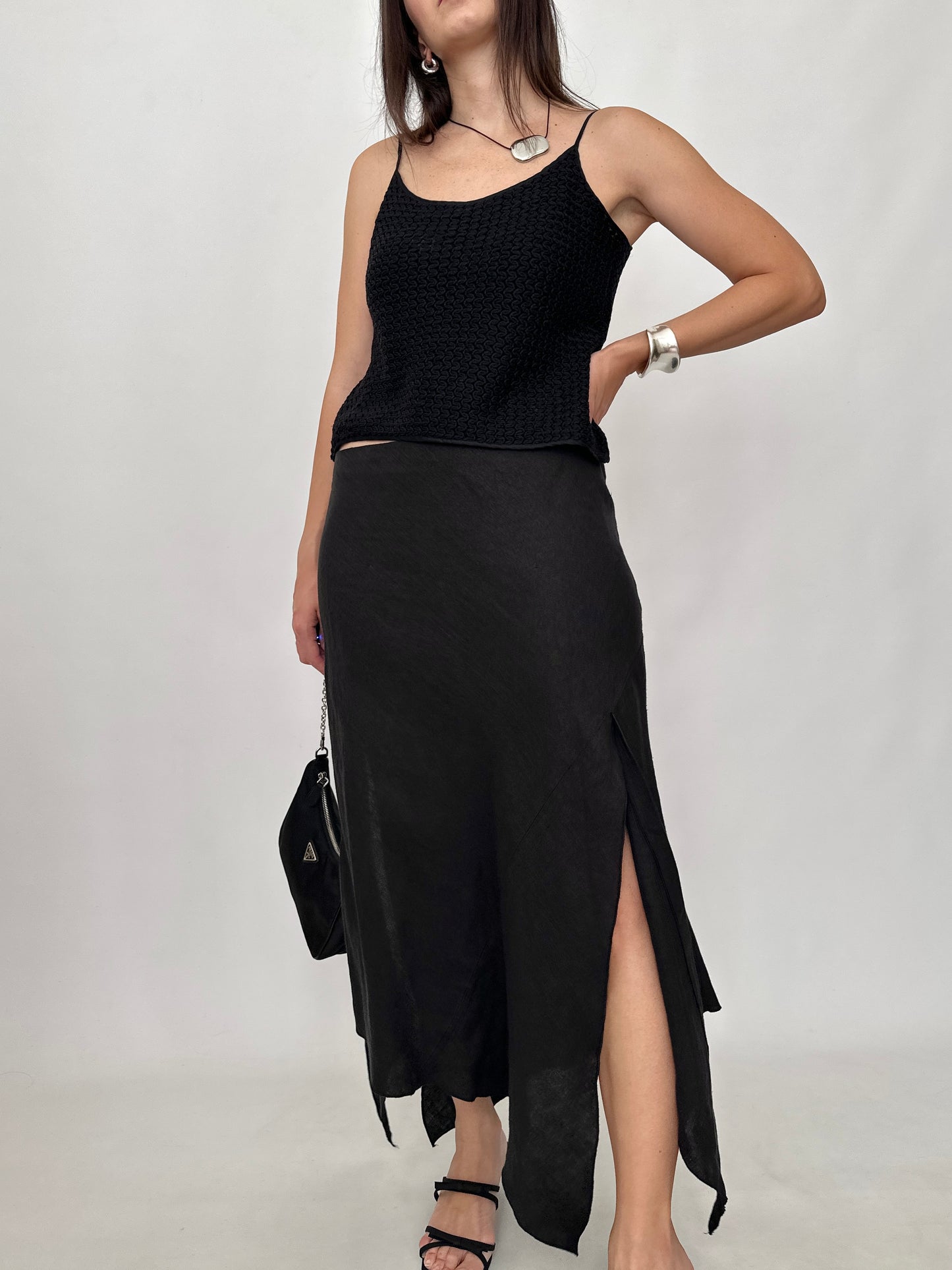 Armani Textured Knit Cami Top