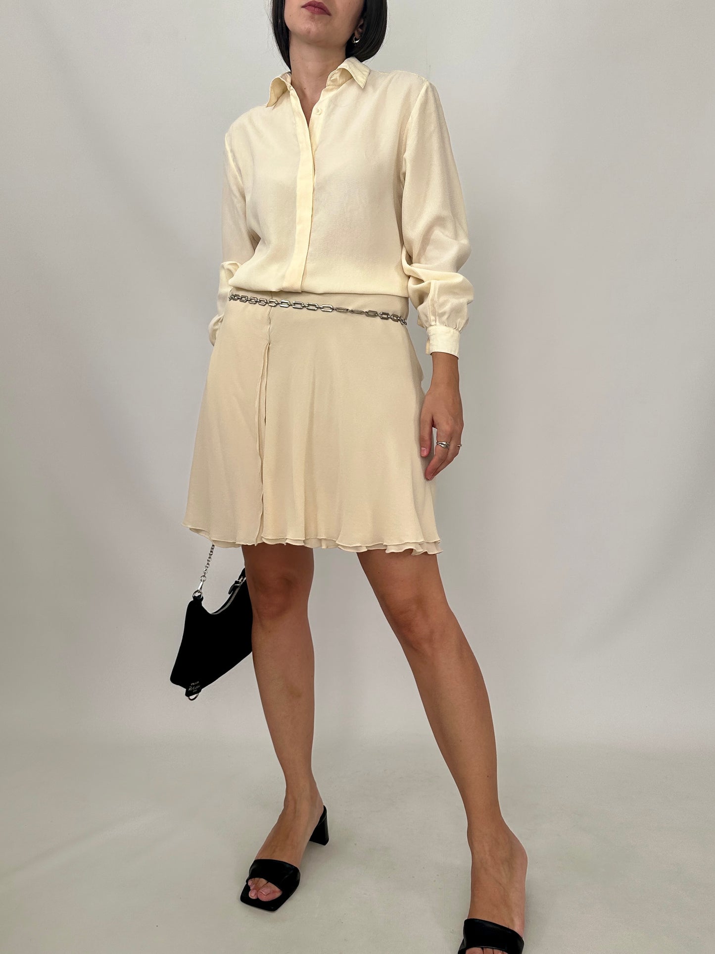 Textured Pure Silk Shirt