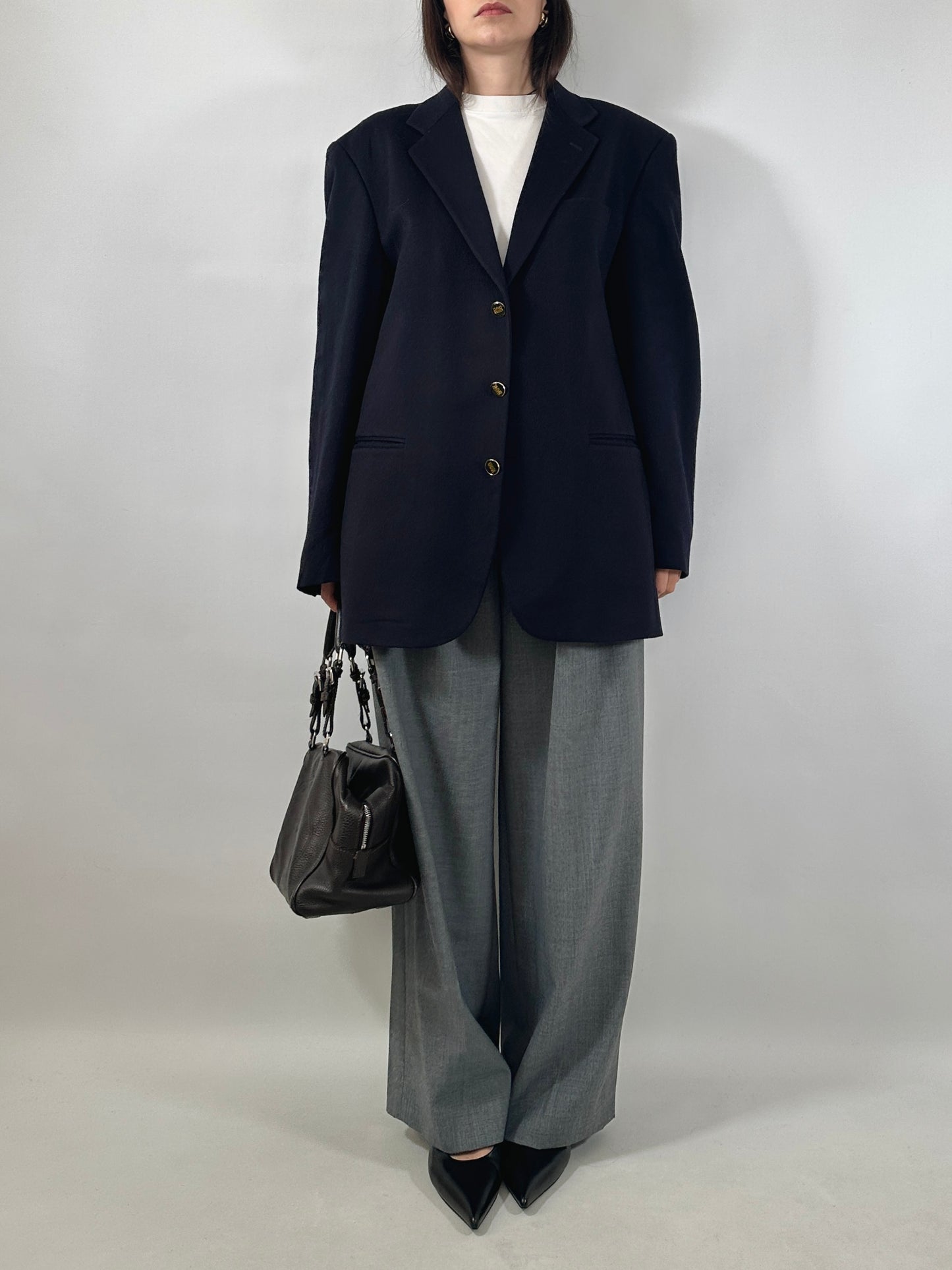 Soft Wool & Cashmere Blend Blazer