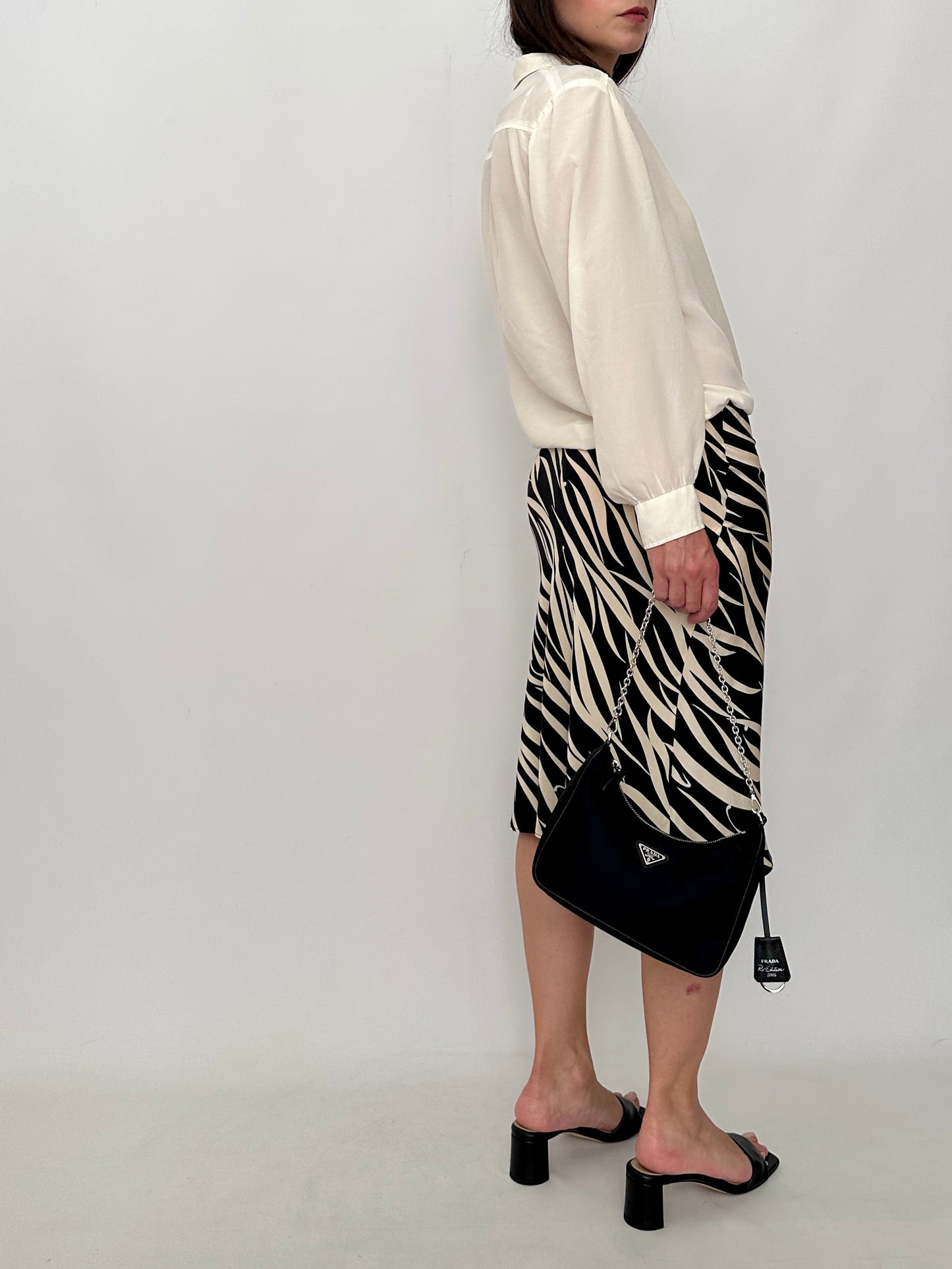 Vintage Ivory Silk Shirt