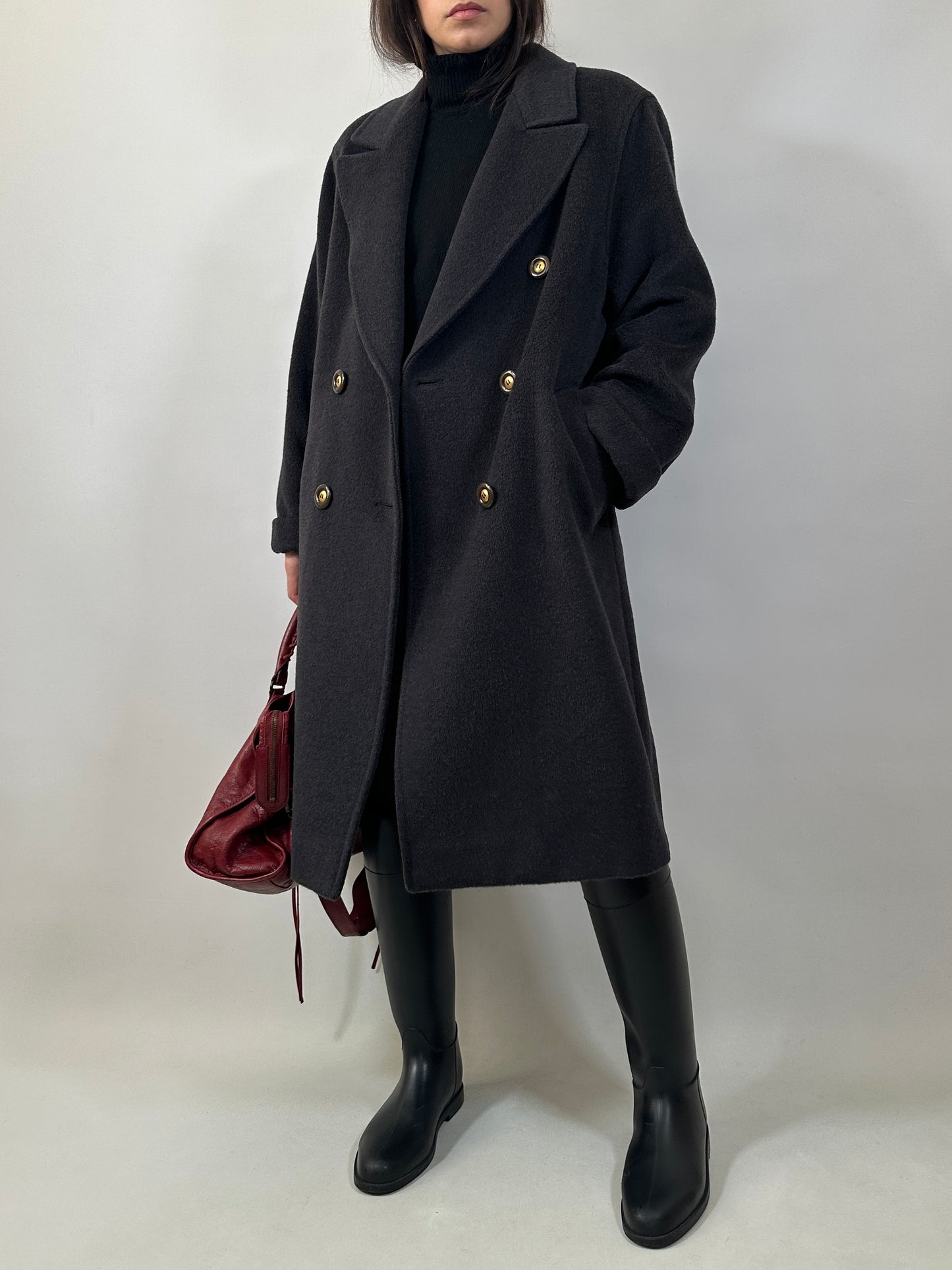 Piacenza Wool Double-Breasted Coat
