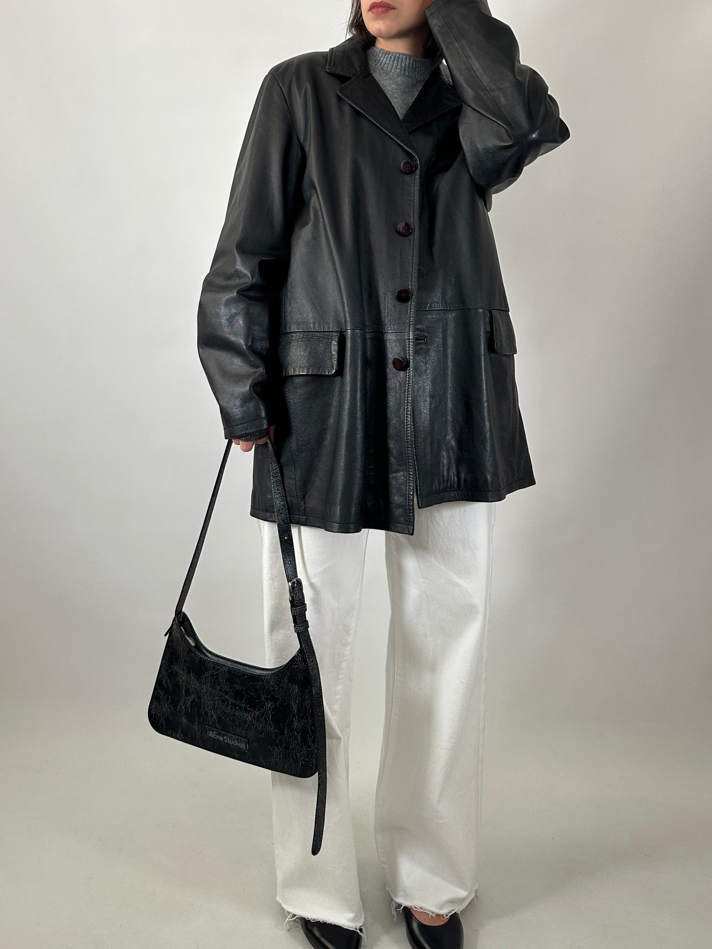 Classic soft leather jacket