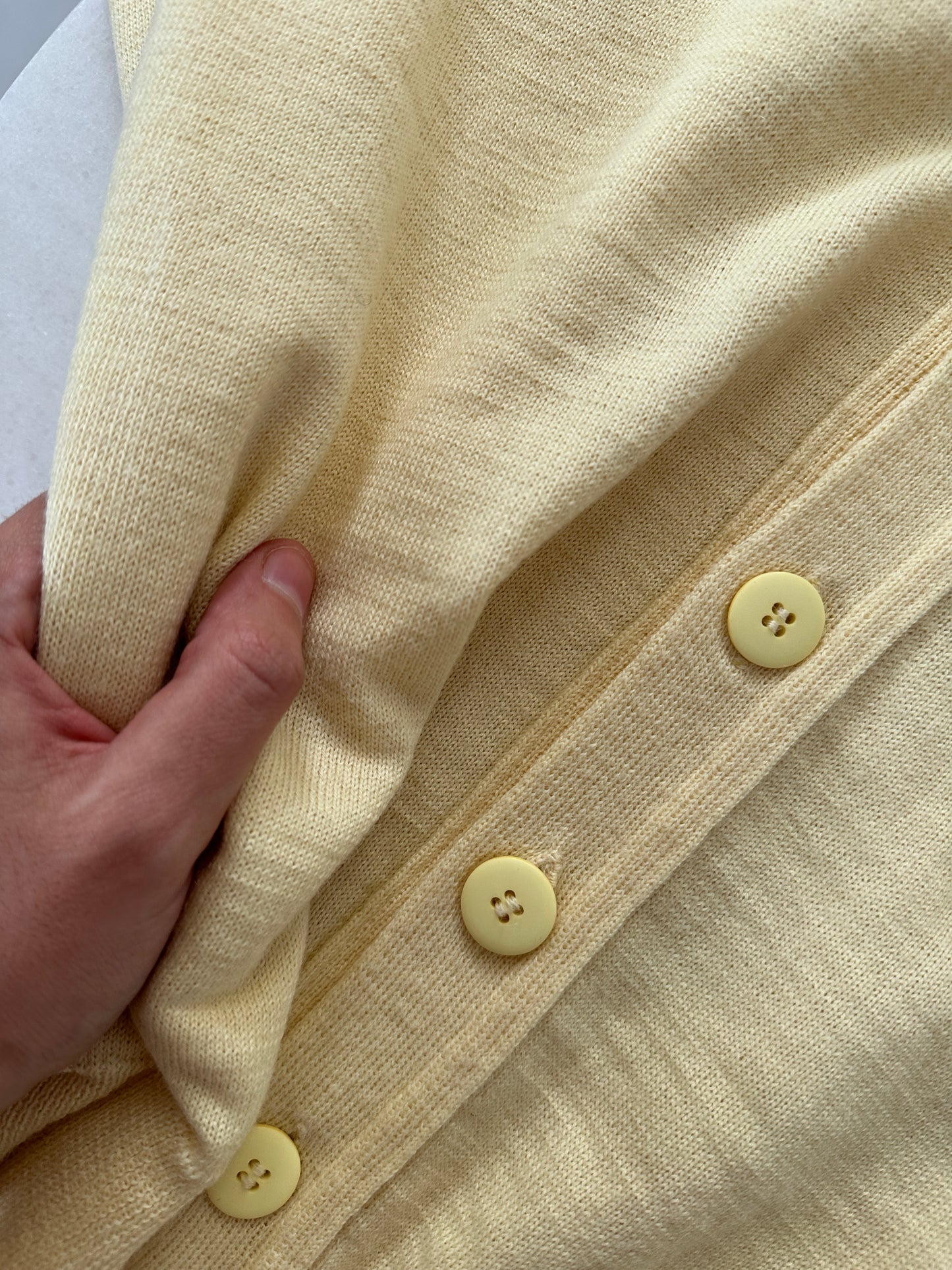 Button front sweater vest