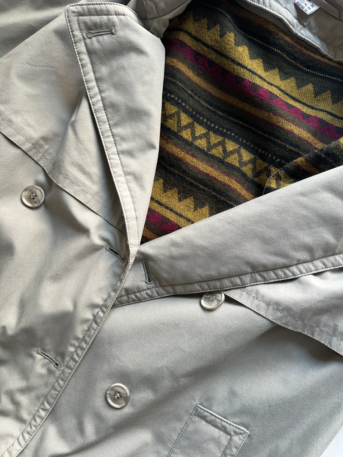 Vintage Trench Coat with Removable Lining
