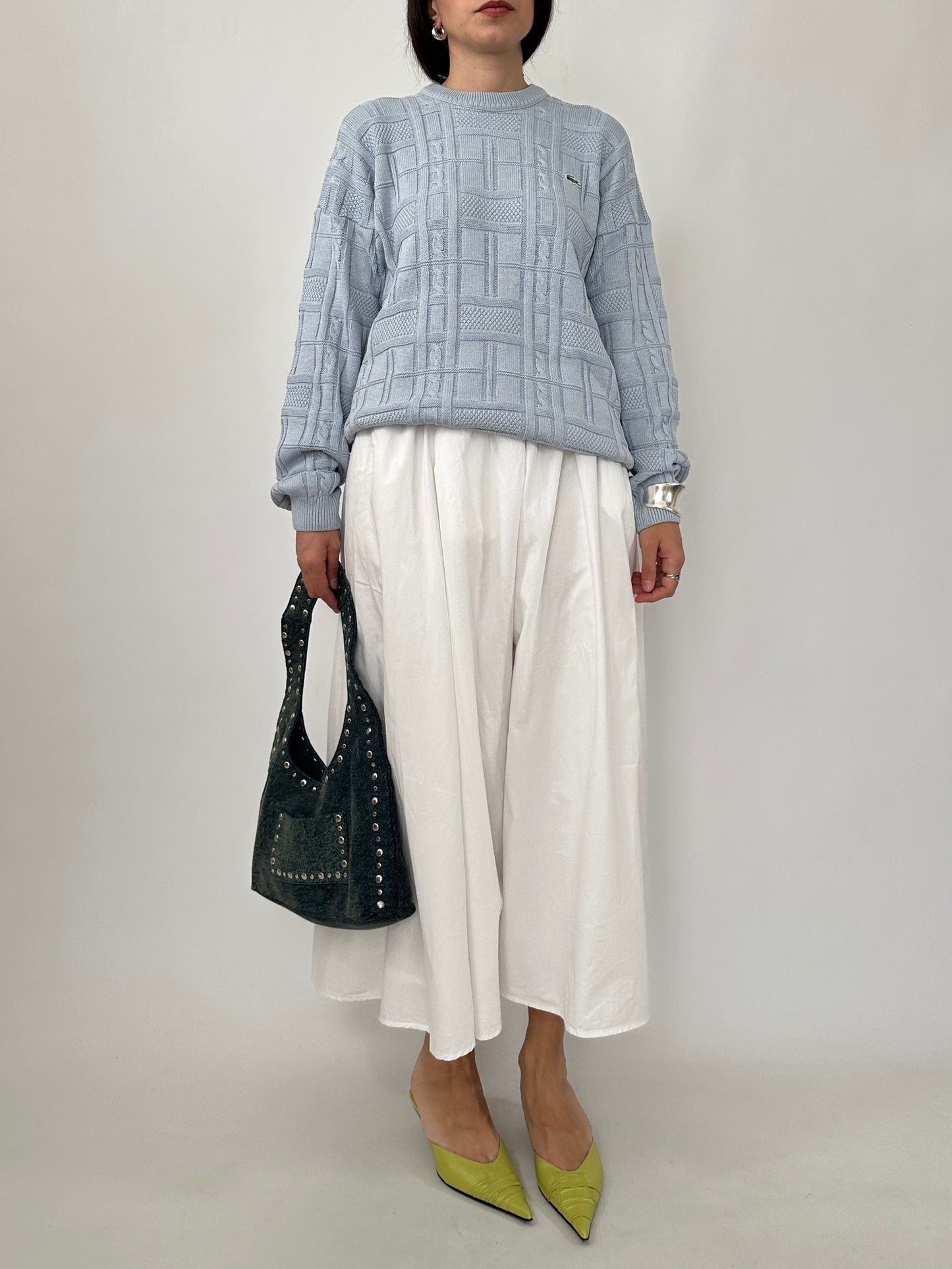 Vintage Lacoste Textured Knit Sweater