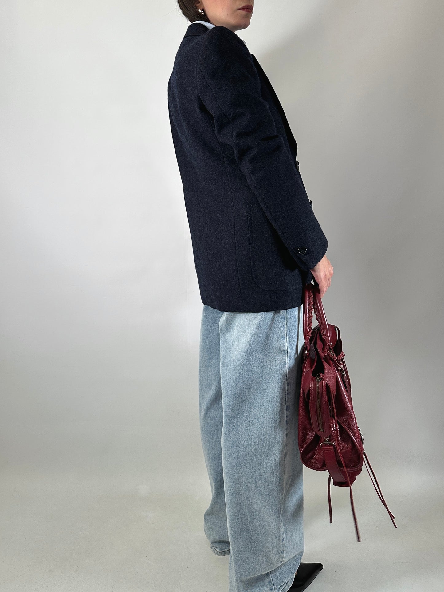 Slim fit blue blazer