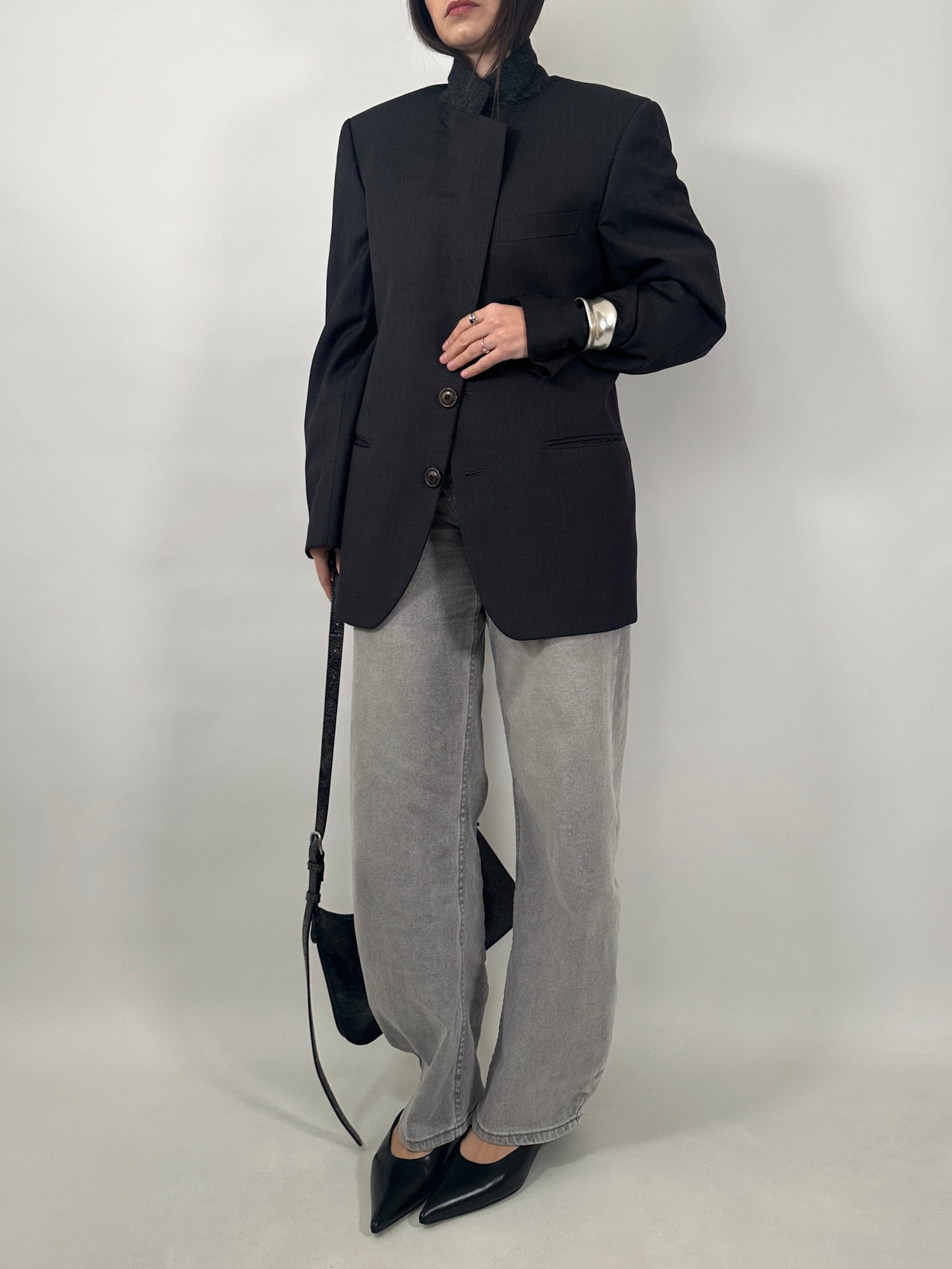 Vintage Tailored Wool Blazer
