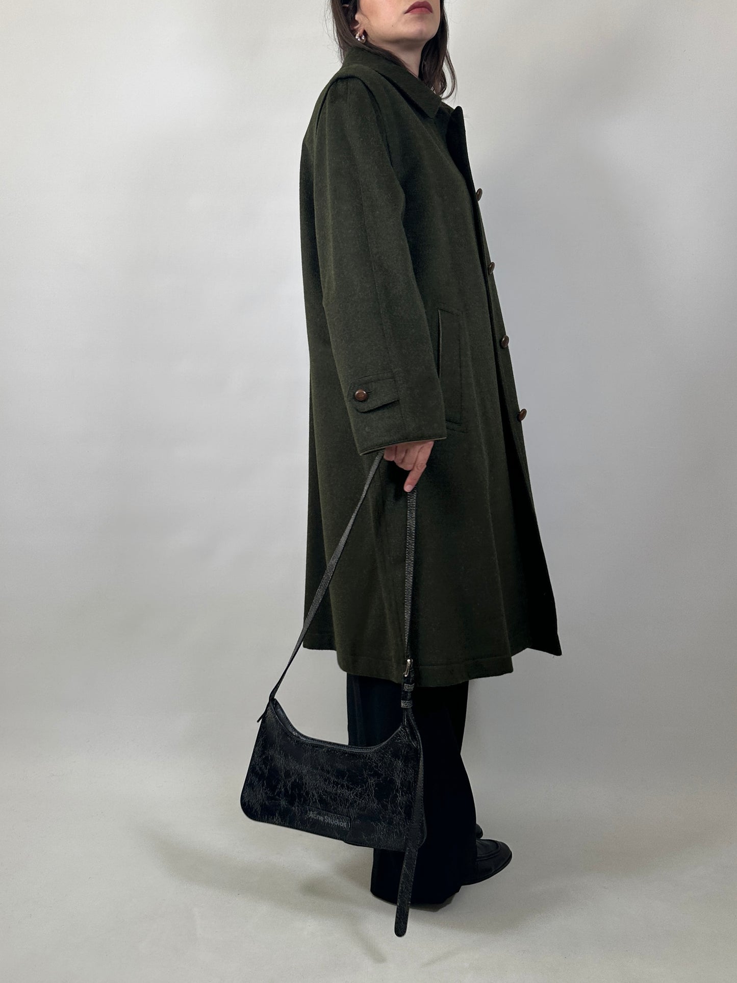 Original Green Loden Wool&Alpaca Coat