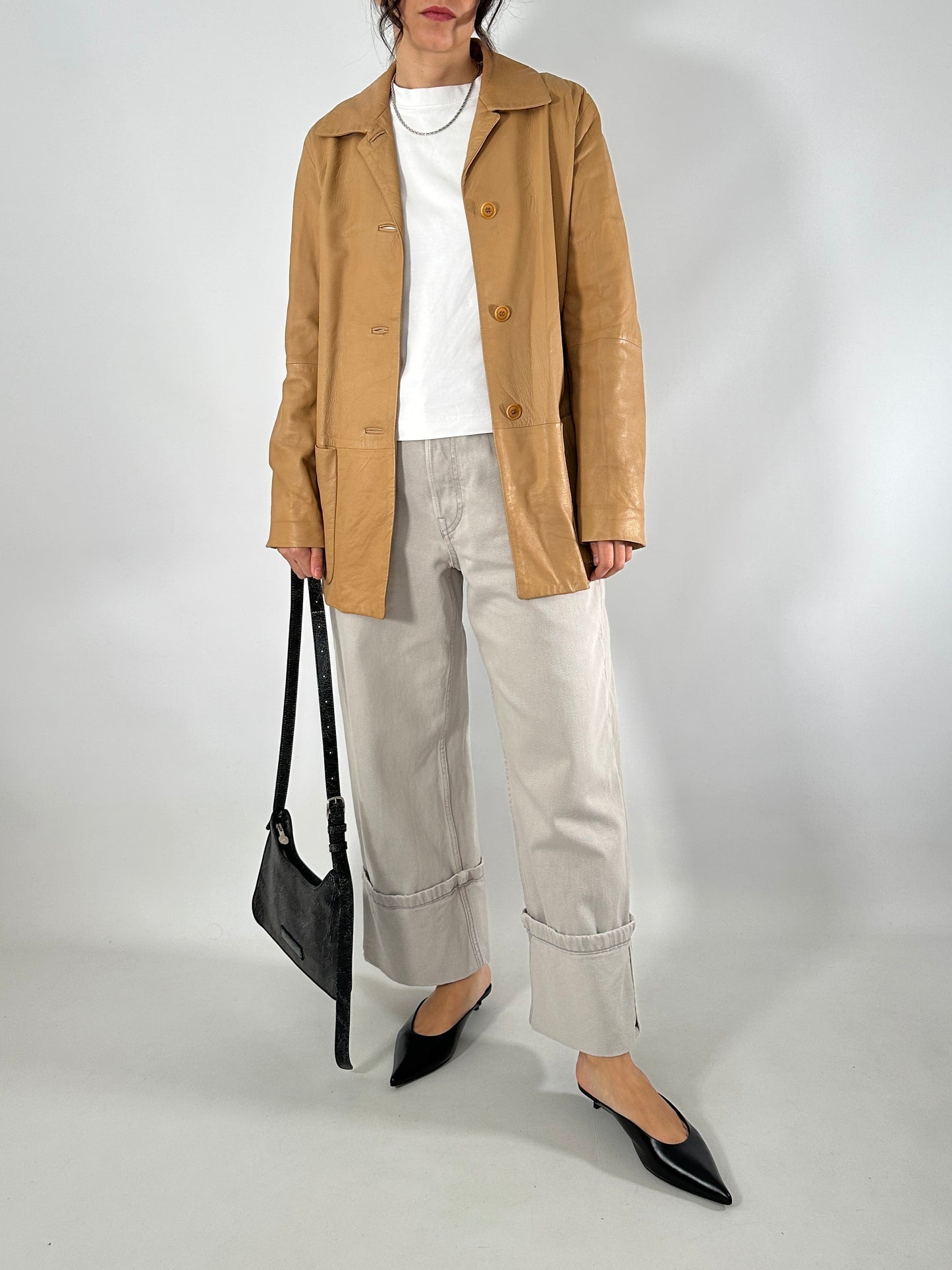 Vintage Marella soft leather jacket