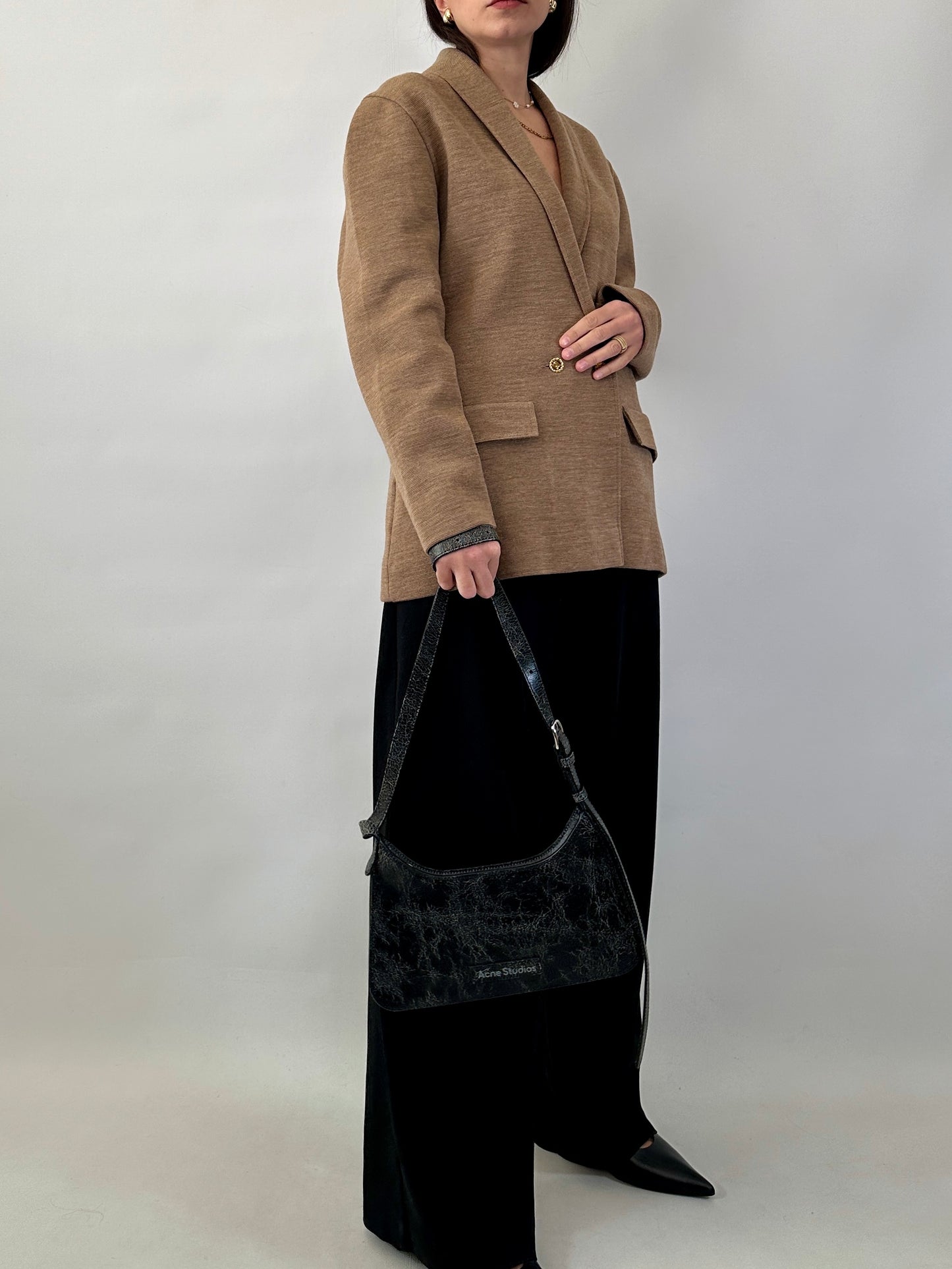 Vintage knitted wool jacket