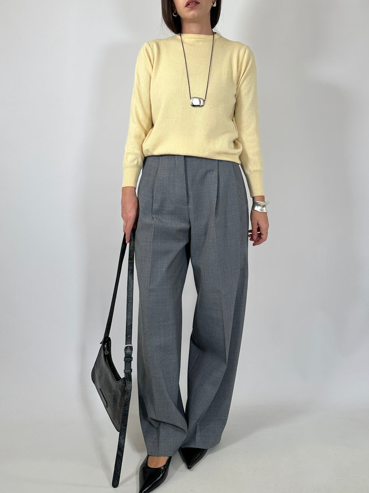 Butter Yellow Lambswool Sweater