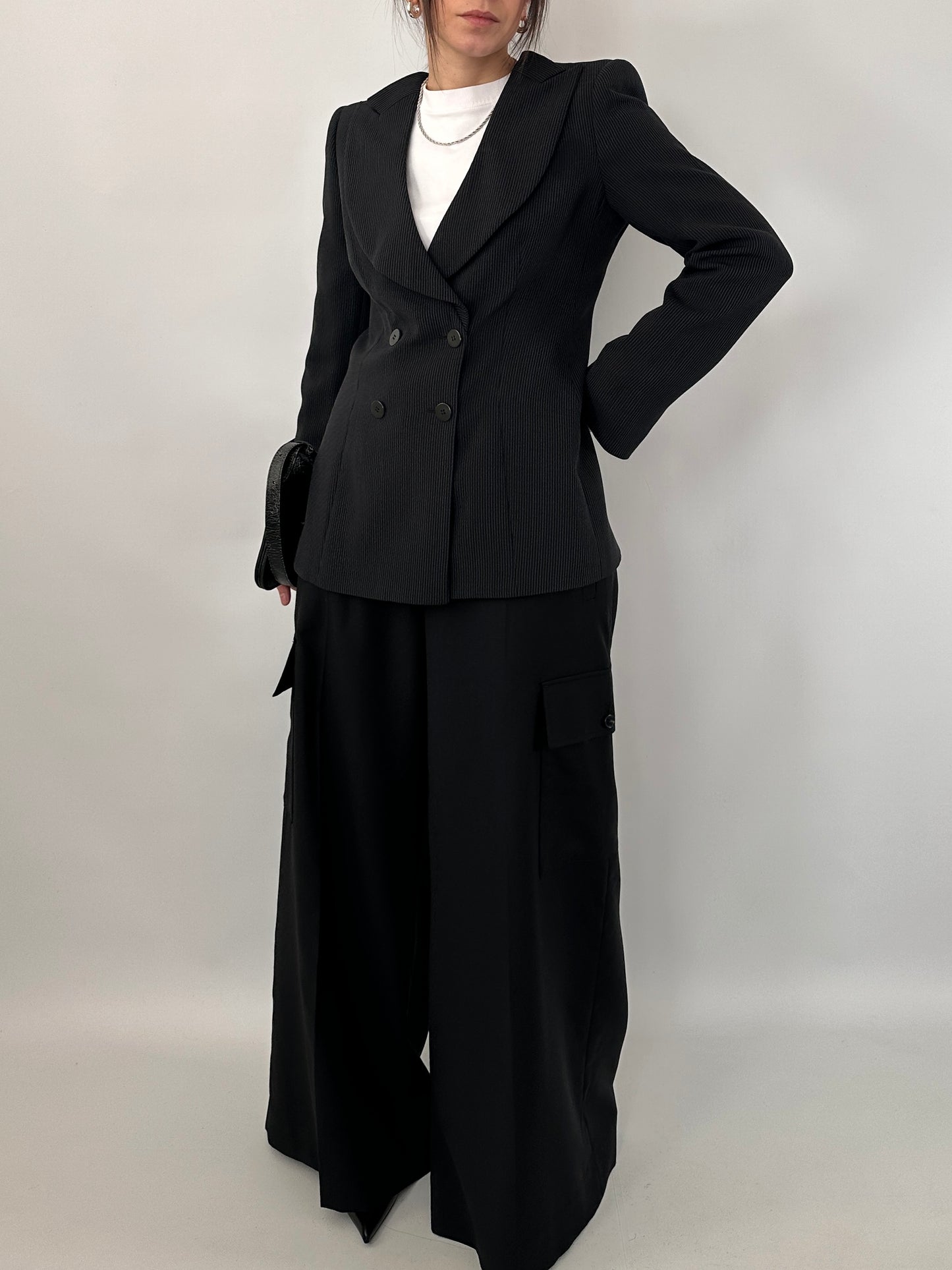Giorgio Armani silk and wool blazer