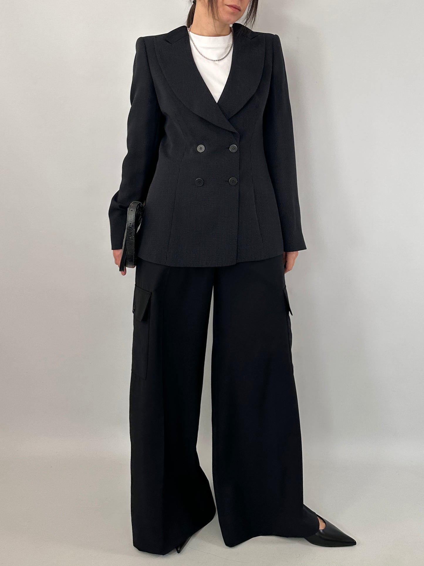 Giorgio Armani silk and wool blazer