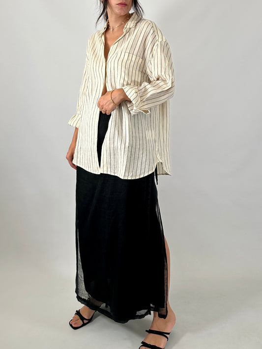 Weekend Max Mara striped linen shirt