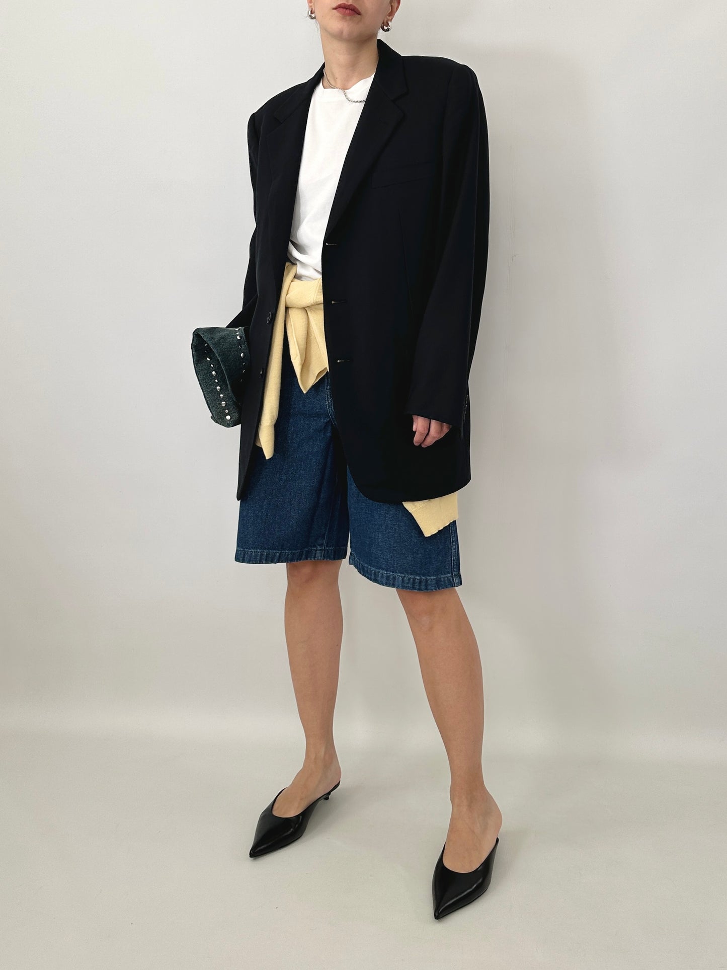 Vintage Burberry blue tailored jacket