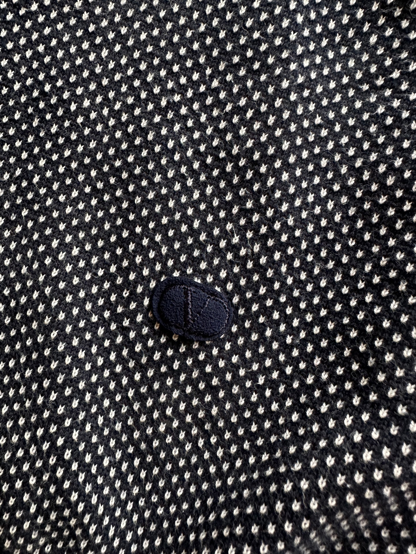 Vintage Valentino Microdot Pure Cotton Sweater