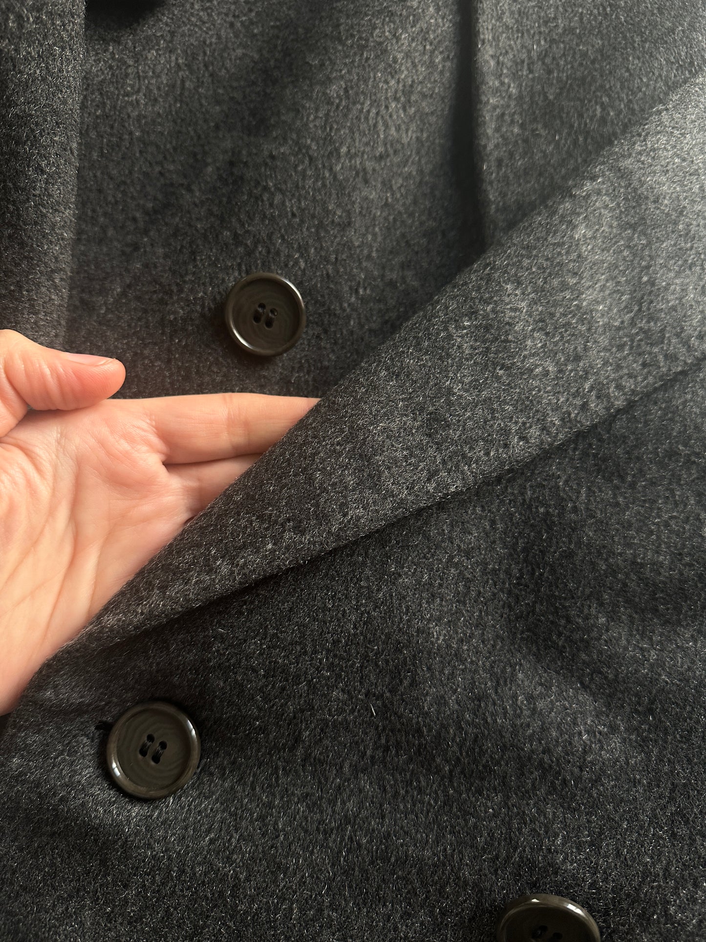 Vintage tailored double-breasted coat