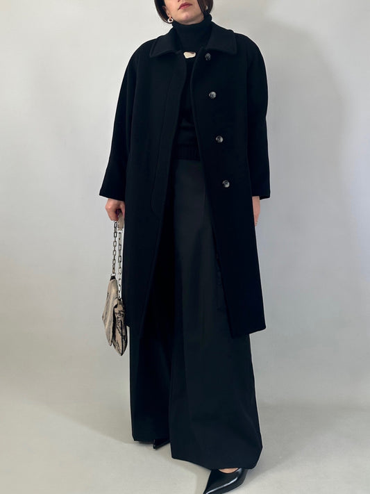 Vintage wool cashmere and angora coat