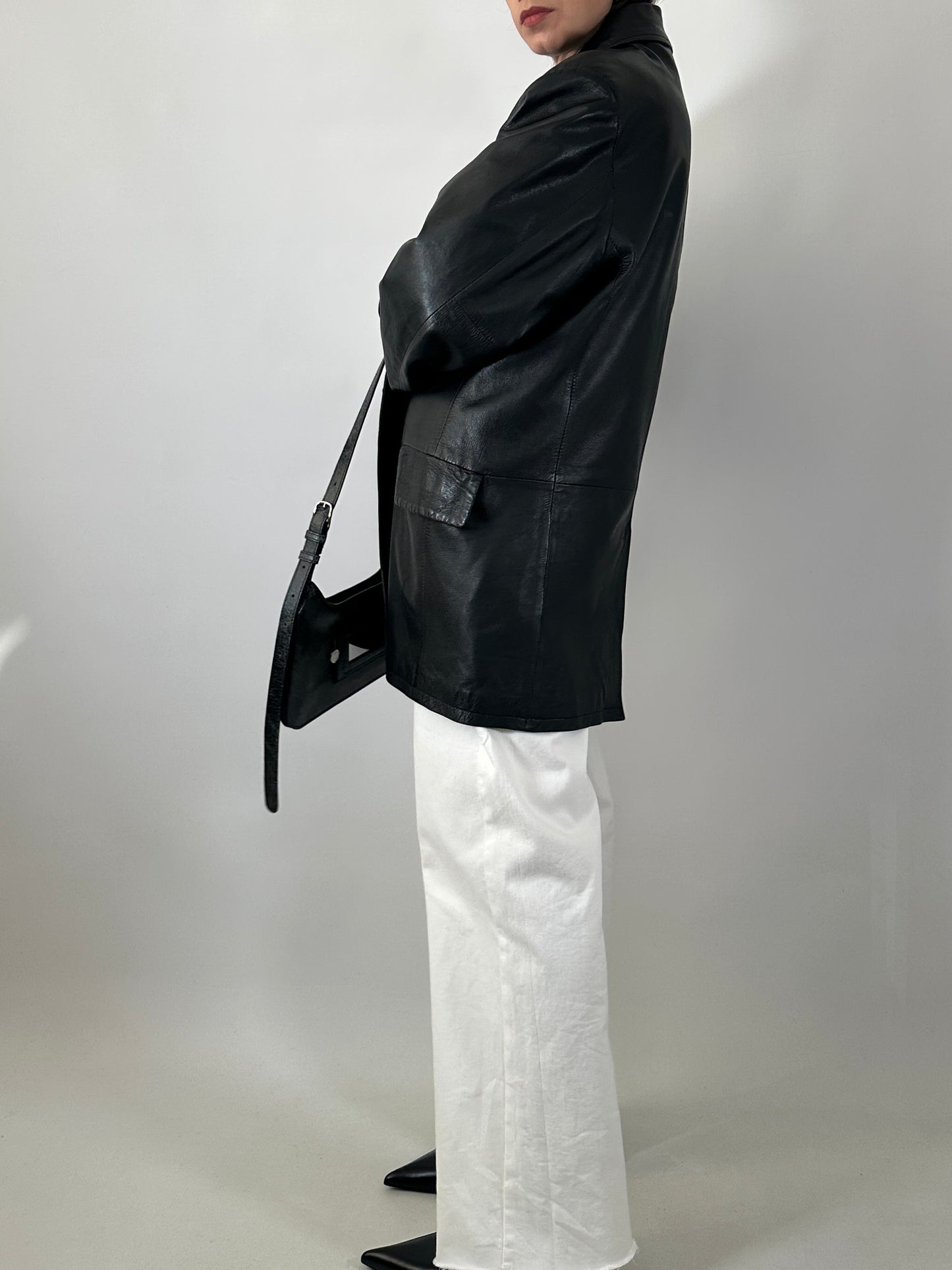 Classic soft leather jacket