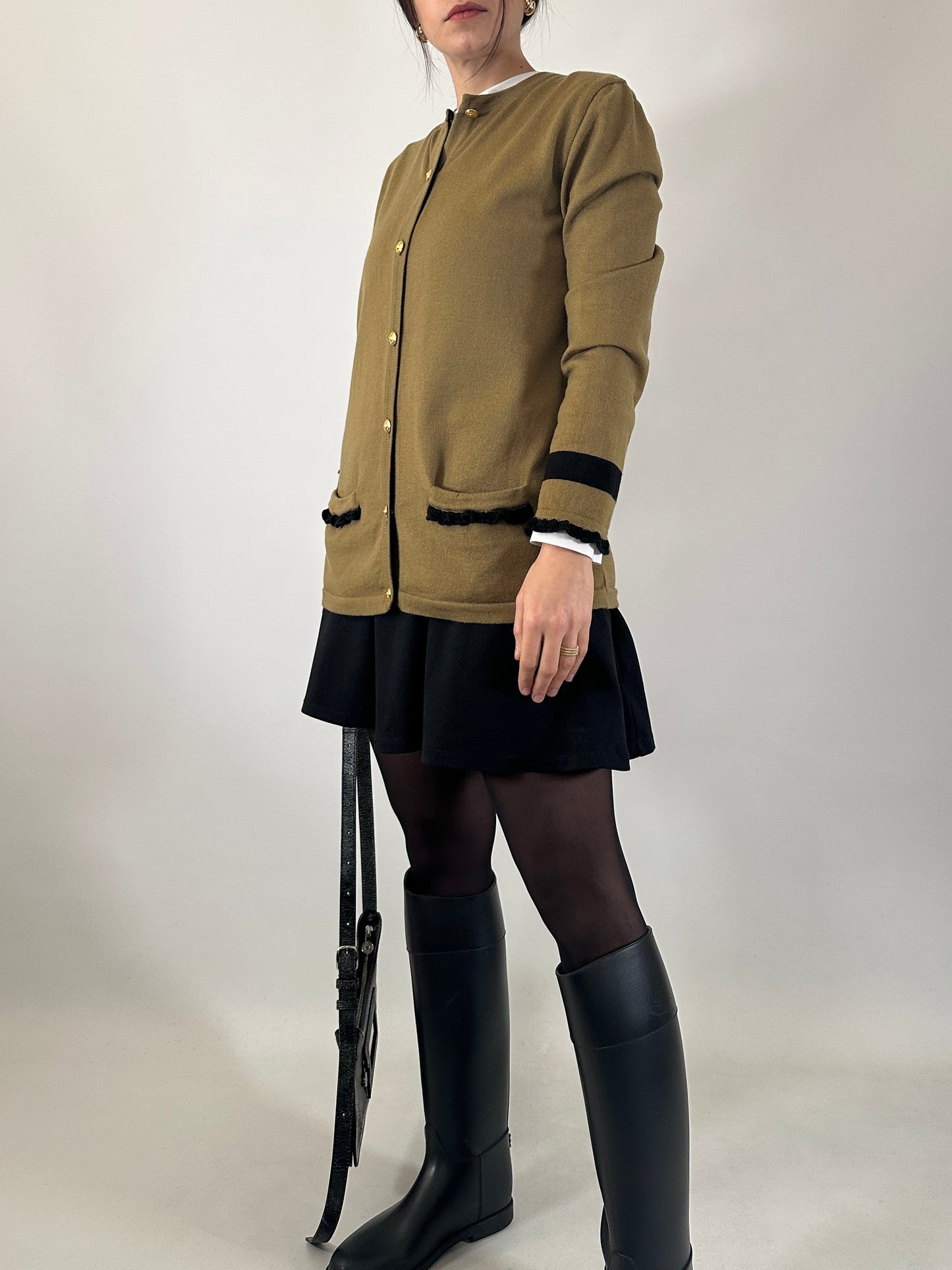 Vintage Roccobarocco merino cardigan - new with tag